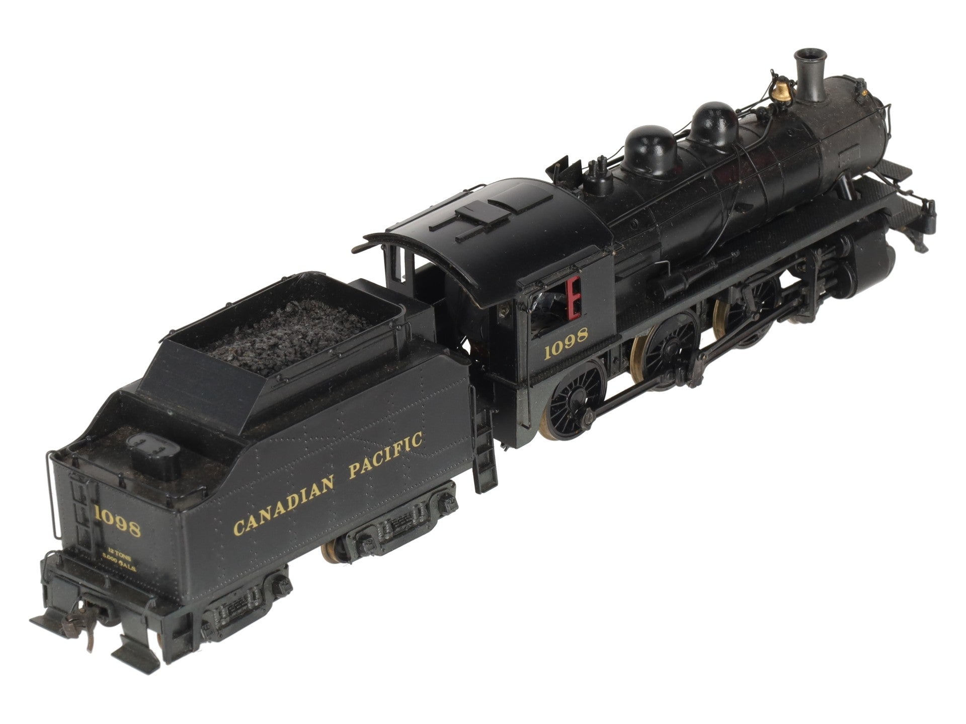 United Models HO Scale BRASS Canadian Pacific Rail 4-6-0 Steam Locomotive/Box