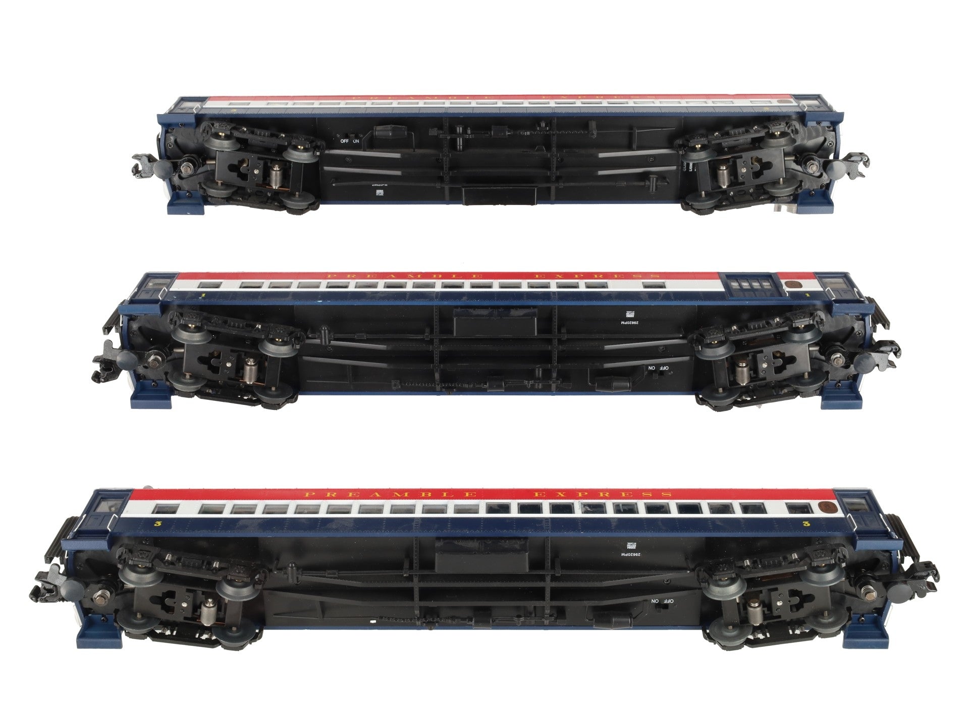 Lionel 2022080 Preamble Express O Gauge Passenger Set (Set of 3) EX