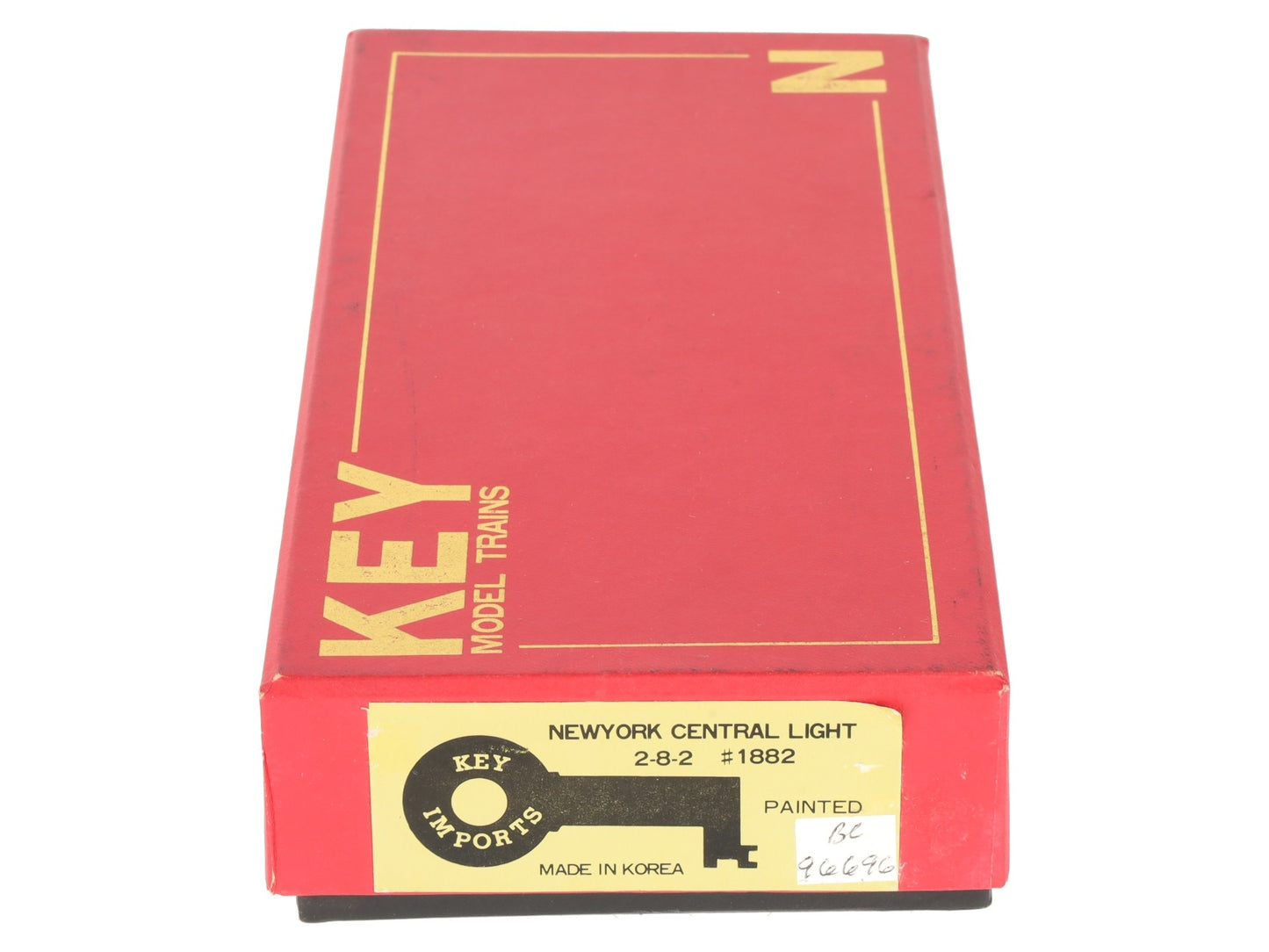Key Imports 96696 N Scale Brass New York Central Light 2-8-2 Steam Locomotive/Box