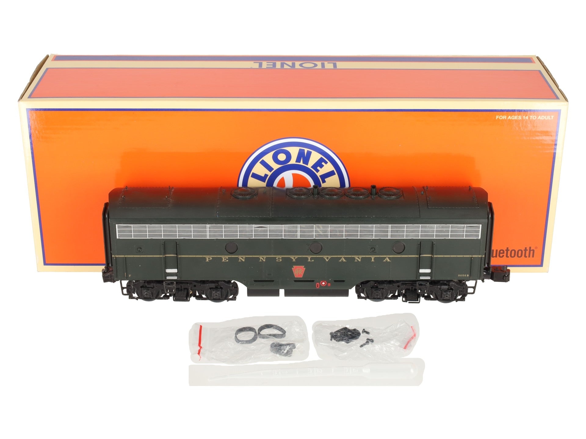 Lionel 6-85209 O Gauge Pennsylvania Legacy F7 B-Unit Diesel Locomotive #9656B VG/Box