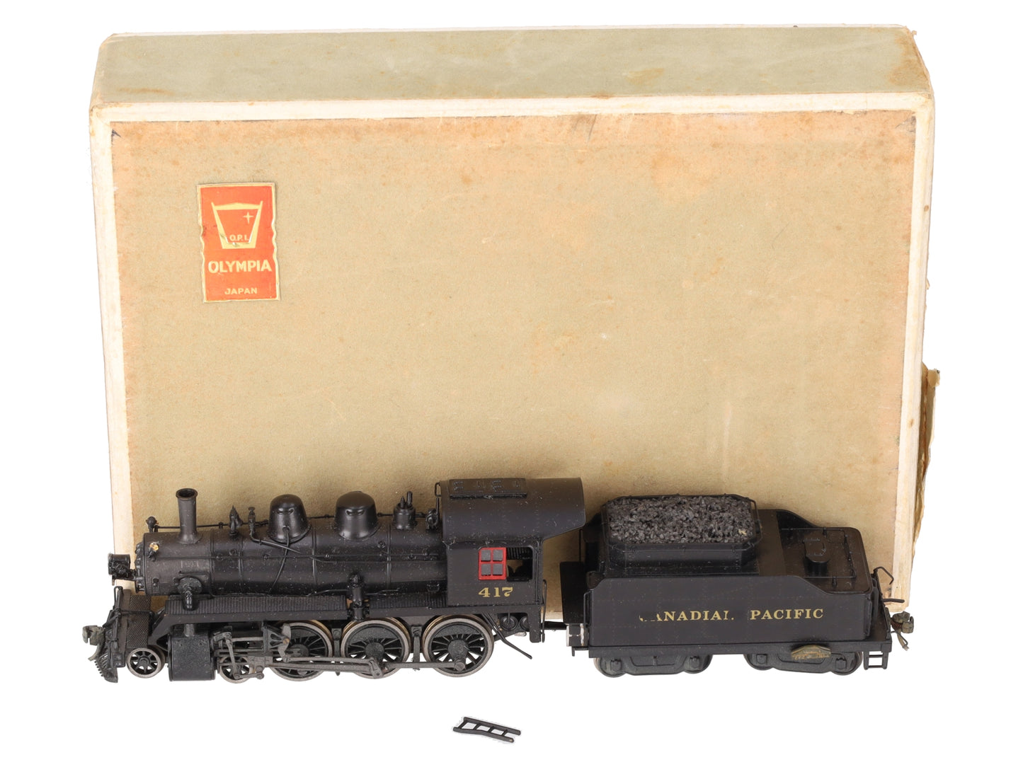 Olympia HO BRASS Canadian Pacific Class D-4g 4-6-0 Steam Locomotive - Painted VG/Box
