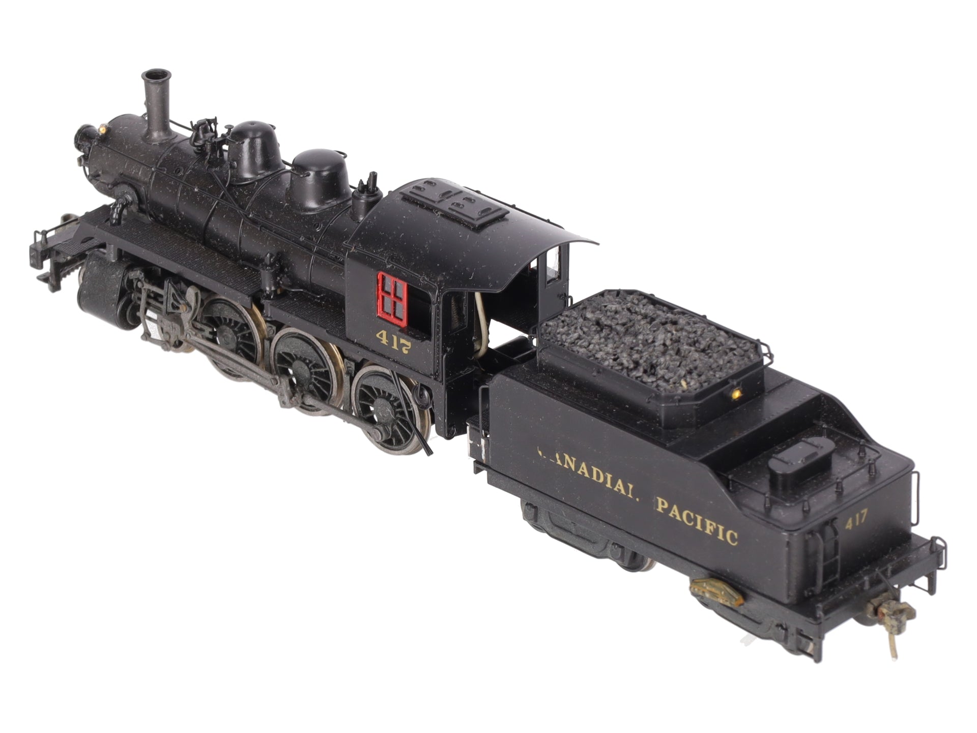 Olympia HO BRASS Canadian Pacific Class D-4g 4-6-0 Steam Locomotive - Painted VG/Box