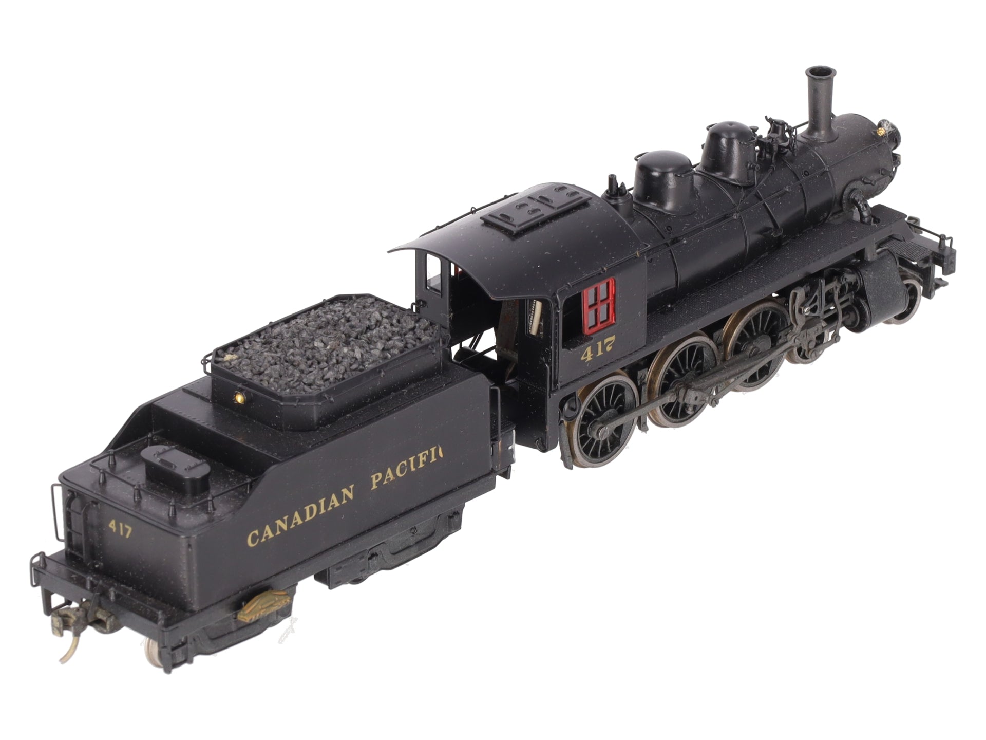Olympia HO BRASS Canadian Pacific Class D-4g 4-6-0 Steam Locomotive - Painted VG/Box