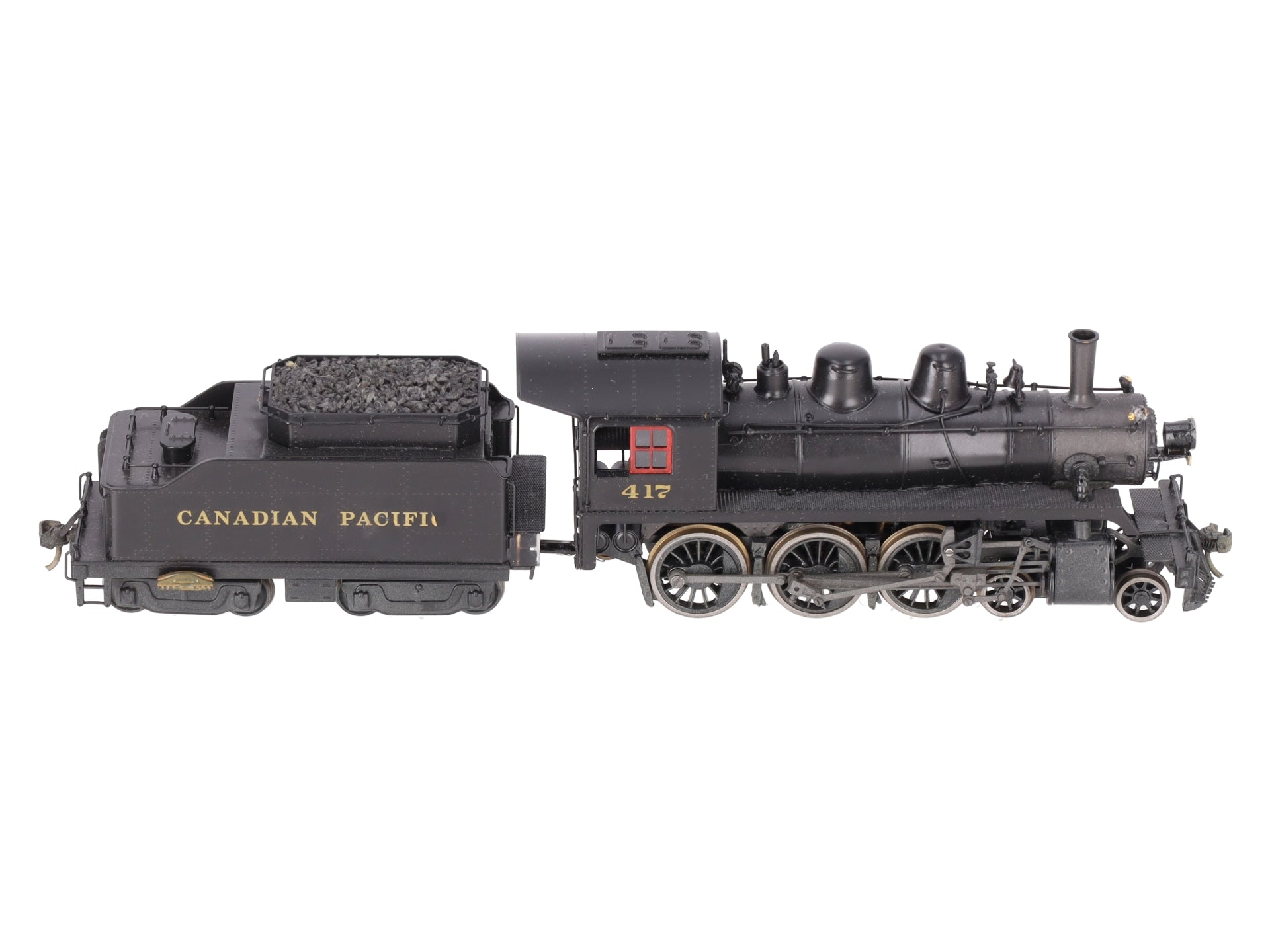 Olympia HO BRASS Canadian Pacific Class D-4g 4-6-0 Steam Locomotive - Painted VG/Box