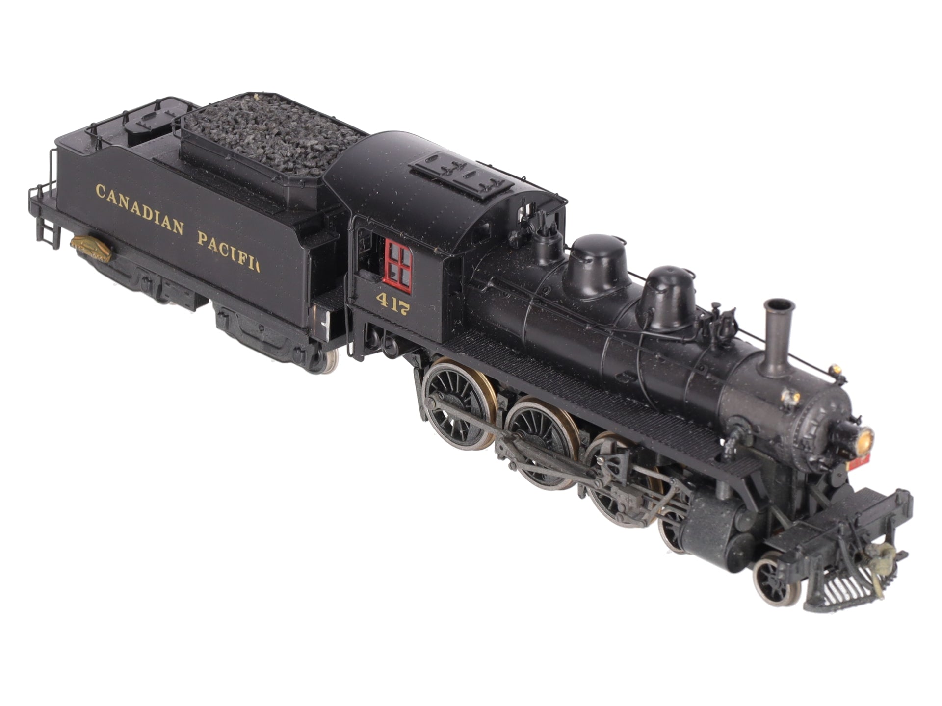 Olympia HO BRASS Canadian Pacific Class D-4g 4-6-0 Steam Locomotive - Painted VG/Box