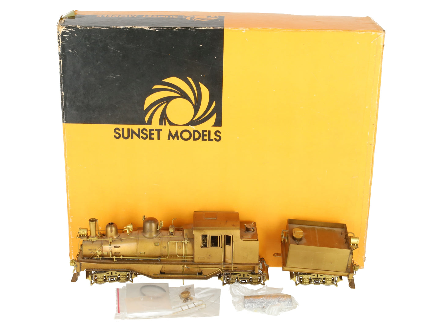 Sunset Models Pacific Coast 3-Truck BRASS Shay- 2-Rail EX/Box