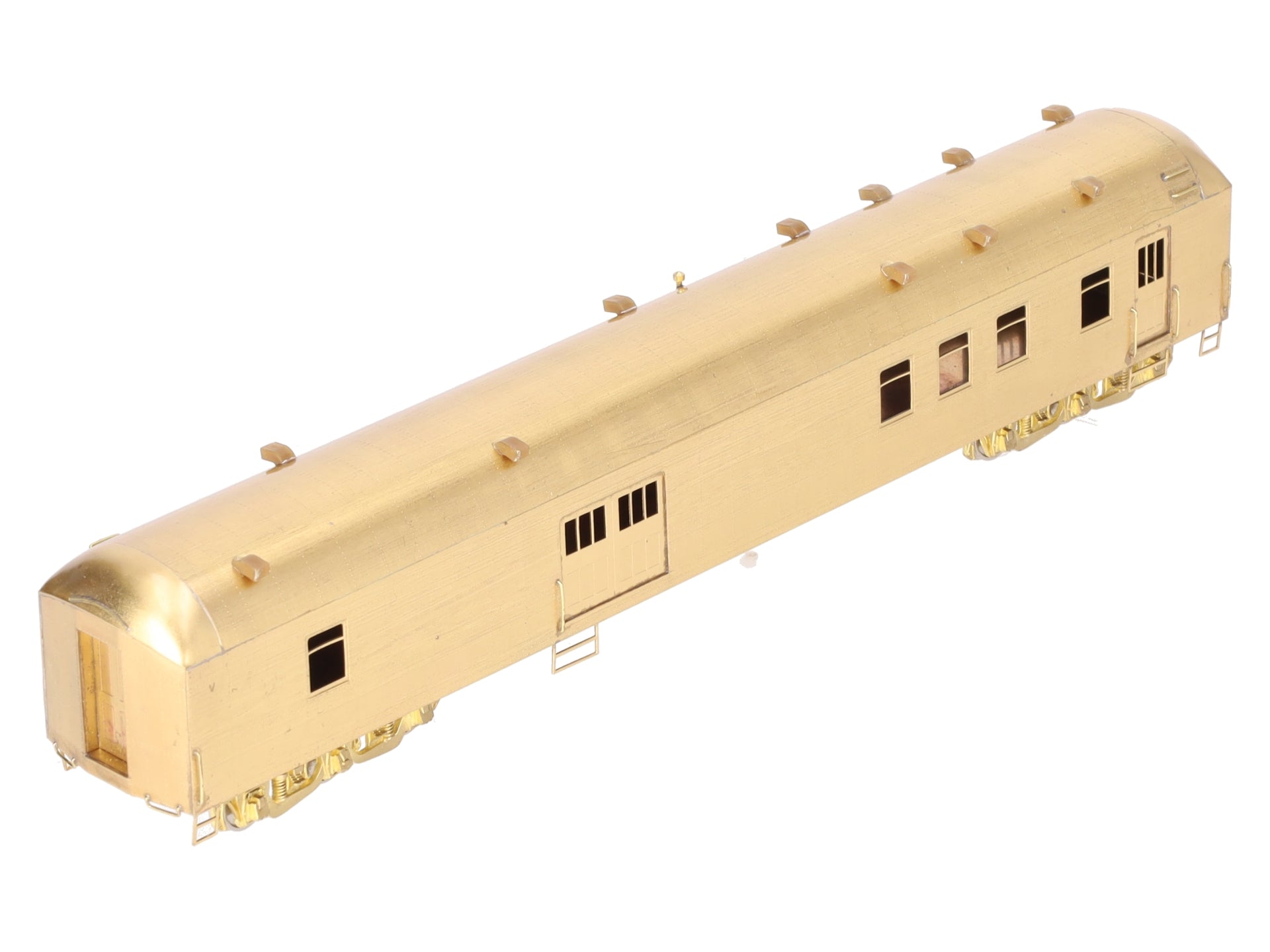 S. Soho & Co. HO Scale Brass Southern Pacific 72' Baggage-Postal Car - Unpainted EX