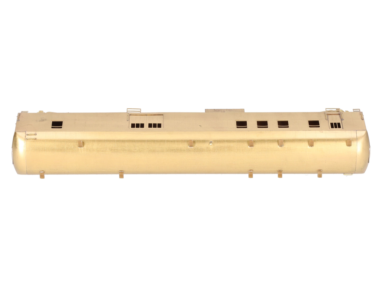 S. Soho & Co. HO Scale Brass Southern Pacific 72' Baggage-Postal Car - Unpainted EX