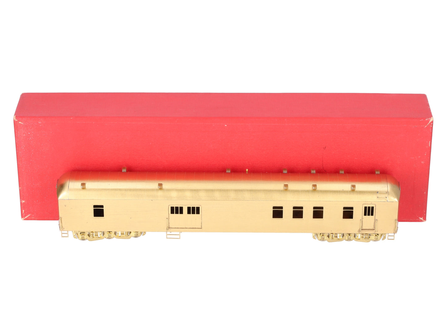 S. Soho & Co. HO Scale Brass Southern Pacific 72' Baggage-Postal Car - Unpainted EX