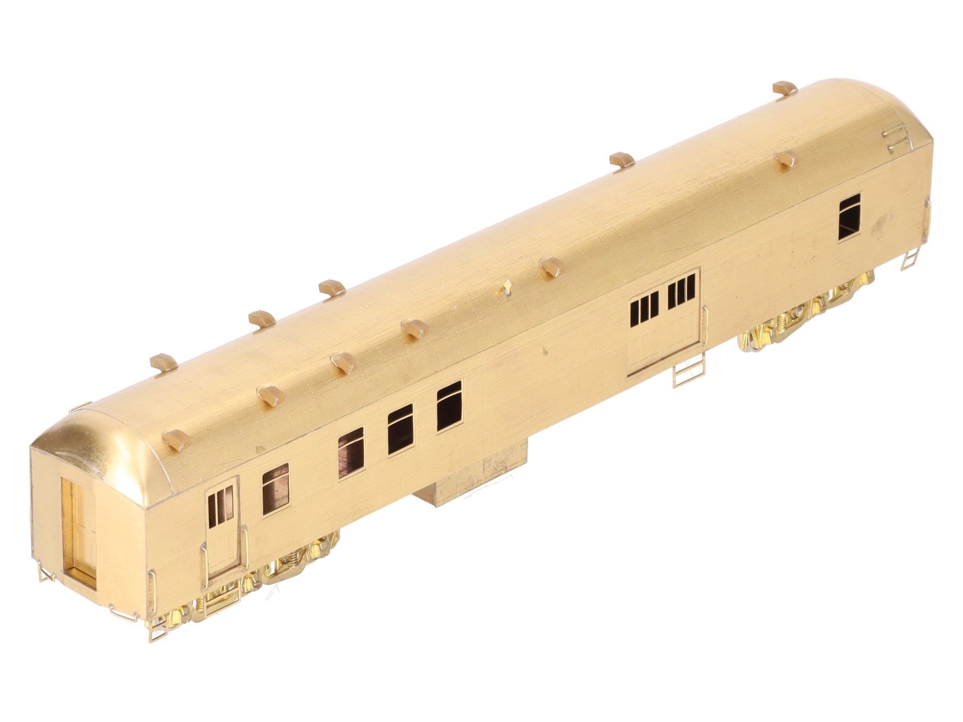 S. Soho & Co. HO Scale Brass Southern Pacific 72' Baggage-Postal Car - Unpainted EX