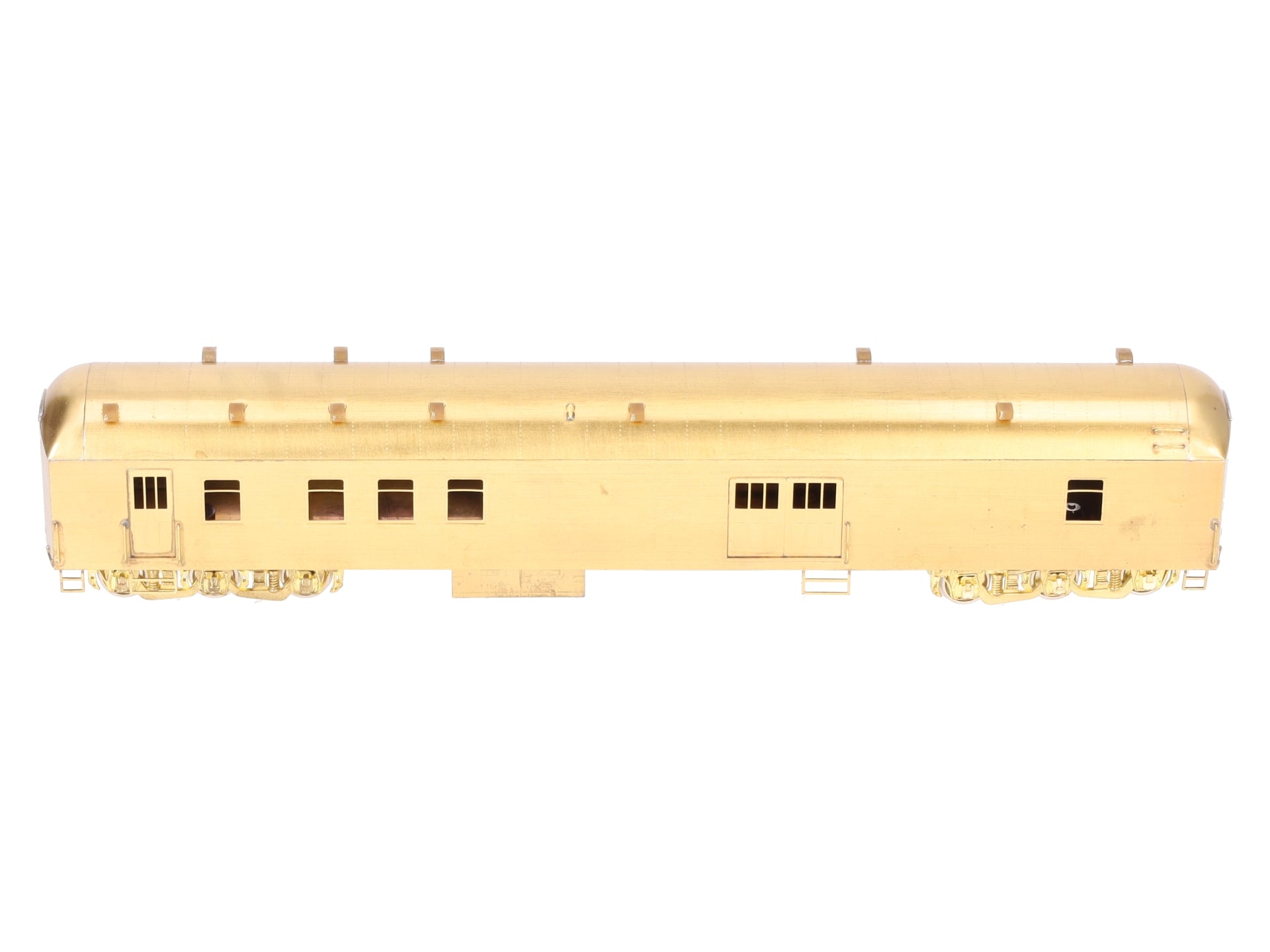 S. Soho & Co. HO Scale Brass Southern Pacific 72' Baggage-Postal Car - Unpainted EX