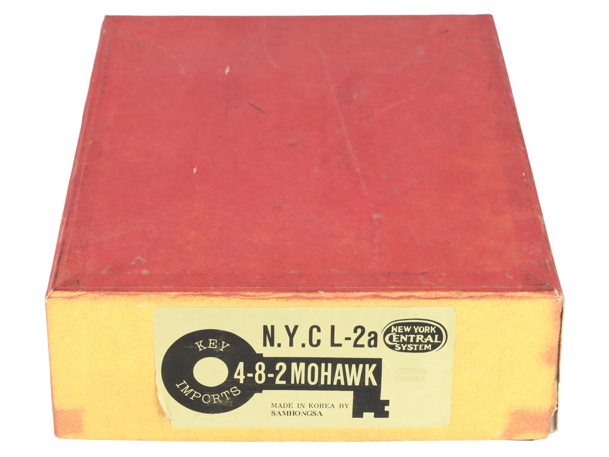 Key Imports HO BRASS NYC L-2a 4-8-2 Mohawk Steam Locomotive & Tender -F/P EX/Box