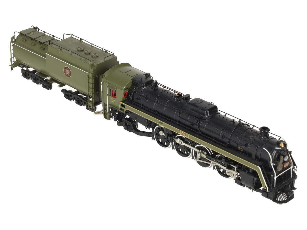 Van Hobbies HO BRASS CNR U-1-f 4-8-2 Steam Locomotive & Tender -Painted EX/Box