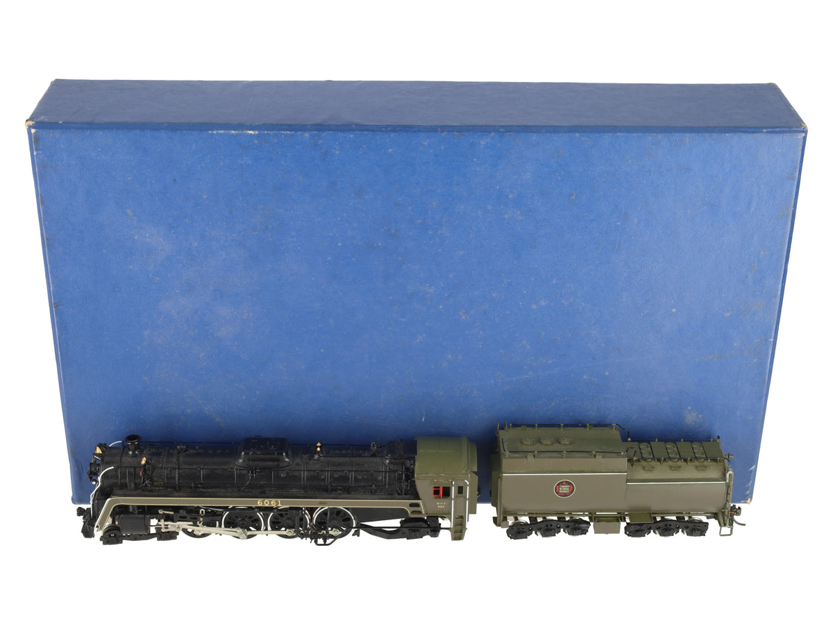 Van Hobbies HO BRASS CNR U-1-f 4-8-2 Steam Locomotive & Tender -Painted EX/Box