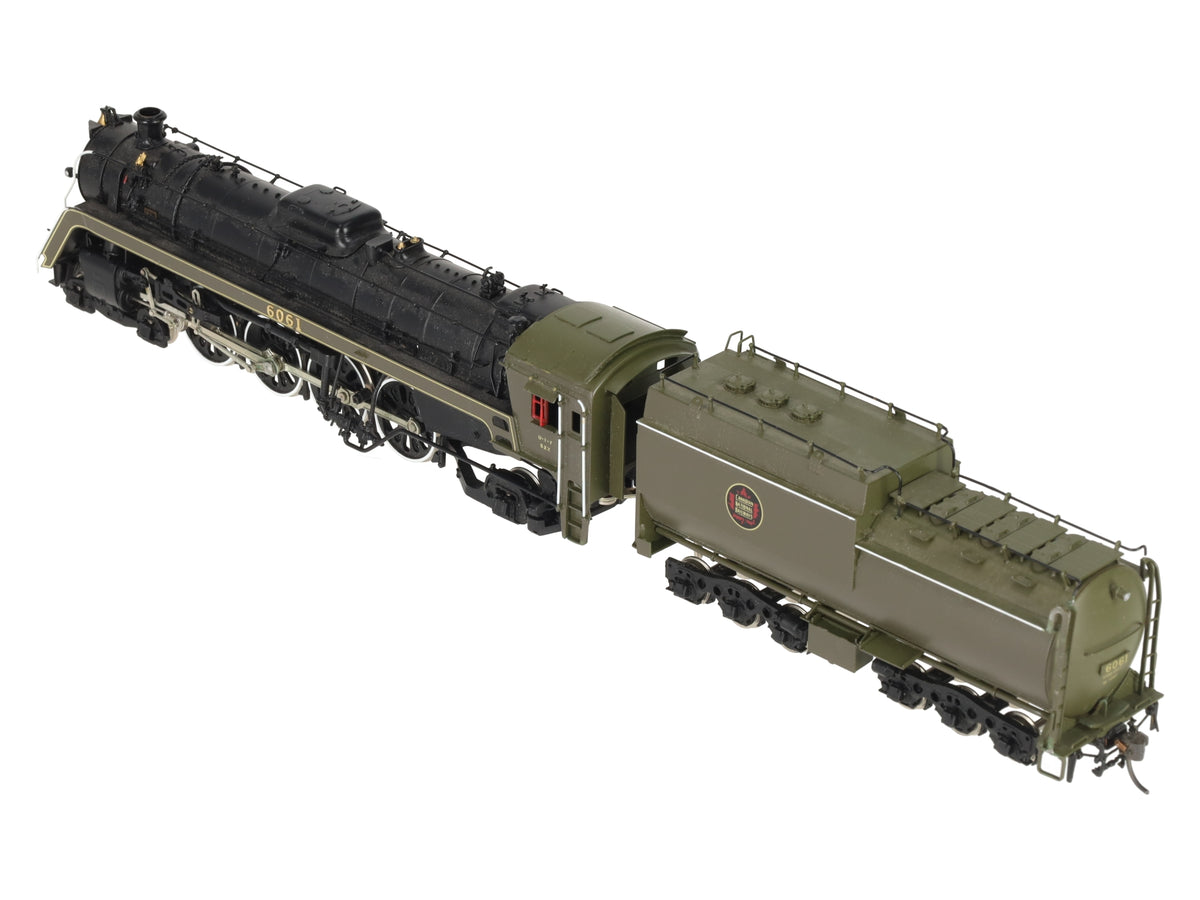 Van Hobbies HO BRASS CNR U-1-f 4-8-2 Steam Locomotive & Tender -Painted EX/Box