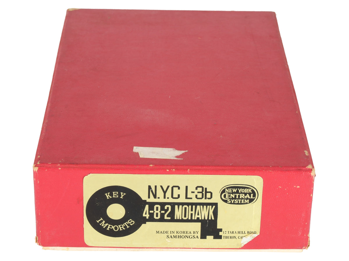 Key Imports HO BRASS NYC L-3b 4-8-2 Mohawk Steam Loco & Tender - Painted/Box