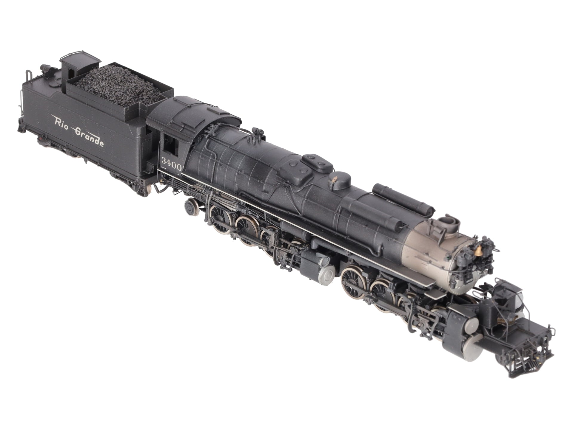 Key Imports HO BRASS Rio Grande 2-8-8-2 L-96 Steam Locomotive & Tender - Painted EX/Box