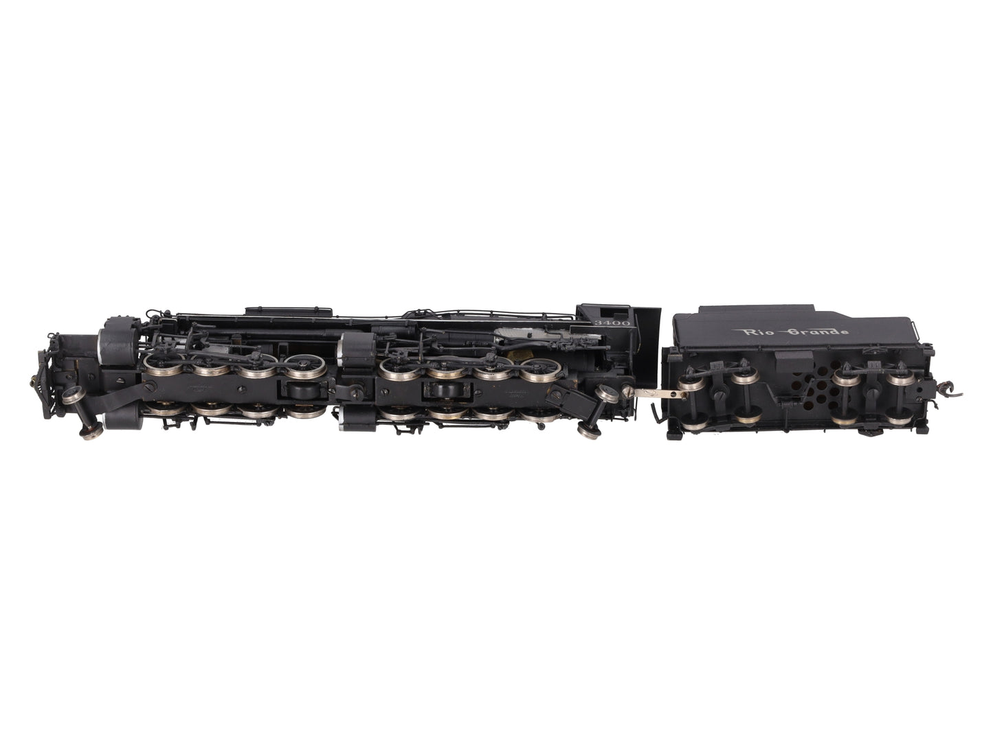 Key Imports HO BRASS Rio Grande 2-8-8-2 L-96 Steam Locomotive & Tender - Painted EX/Box