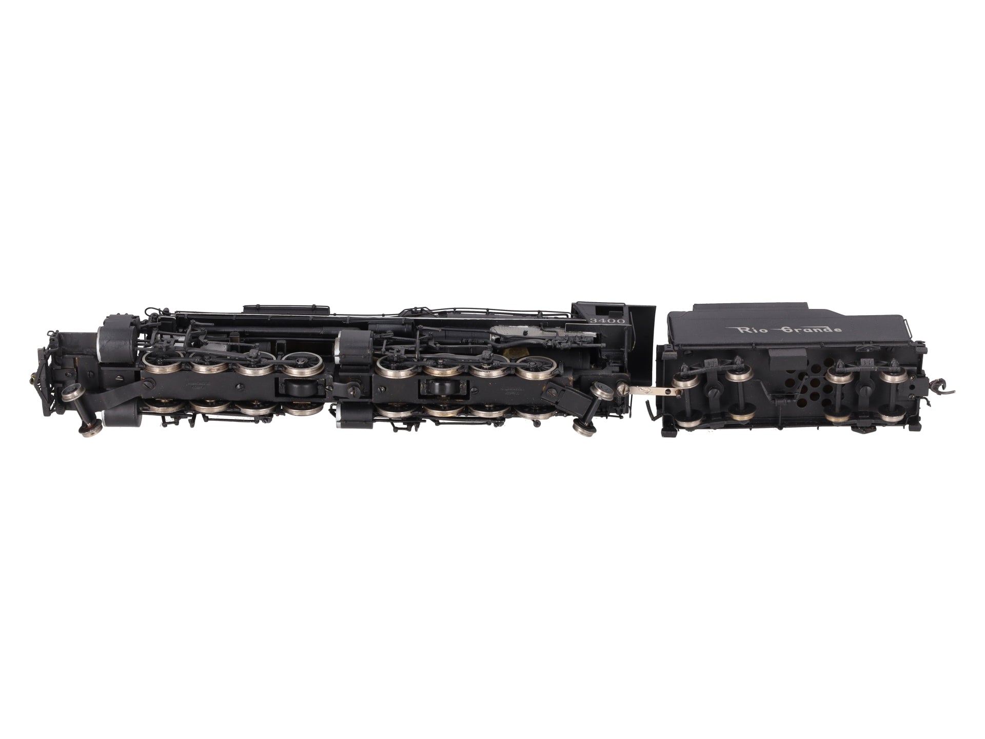 Key Imports HO BRASS Rio Grande 2-8-8-2 L-96 Steam Locomotive & Tender - Painted EX/Box