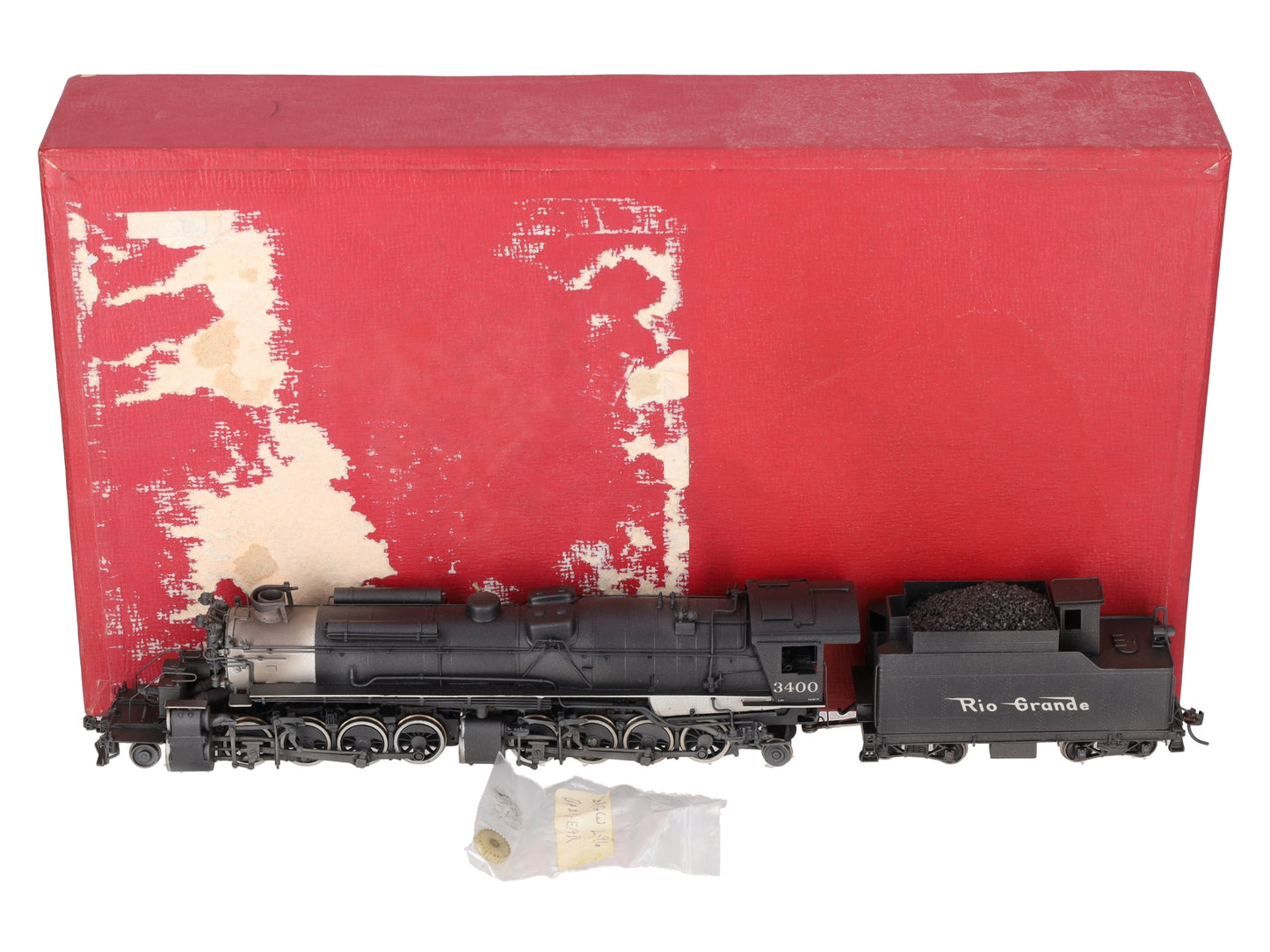 Key Imports HO BRASS Rio Grande 2-8-8-2 L-96 Steam Locomotive & Tender - Painted EX/Box