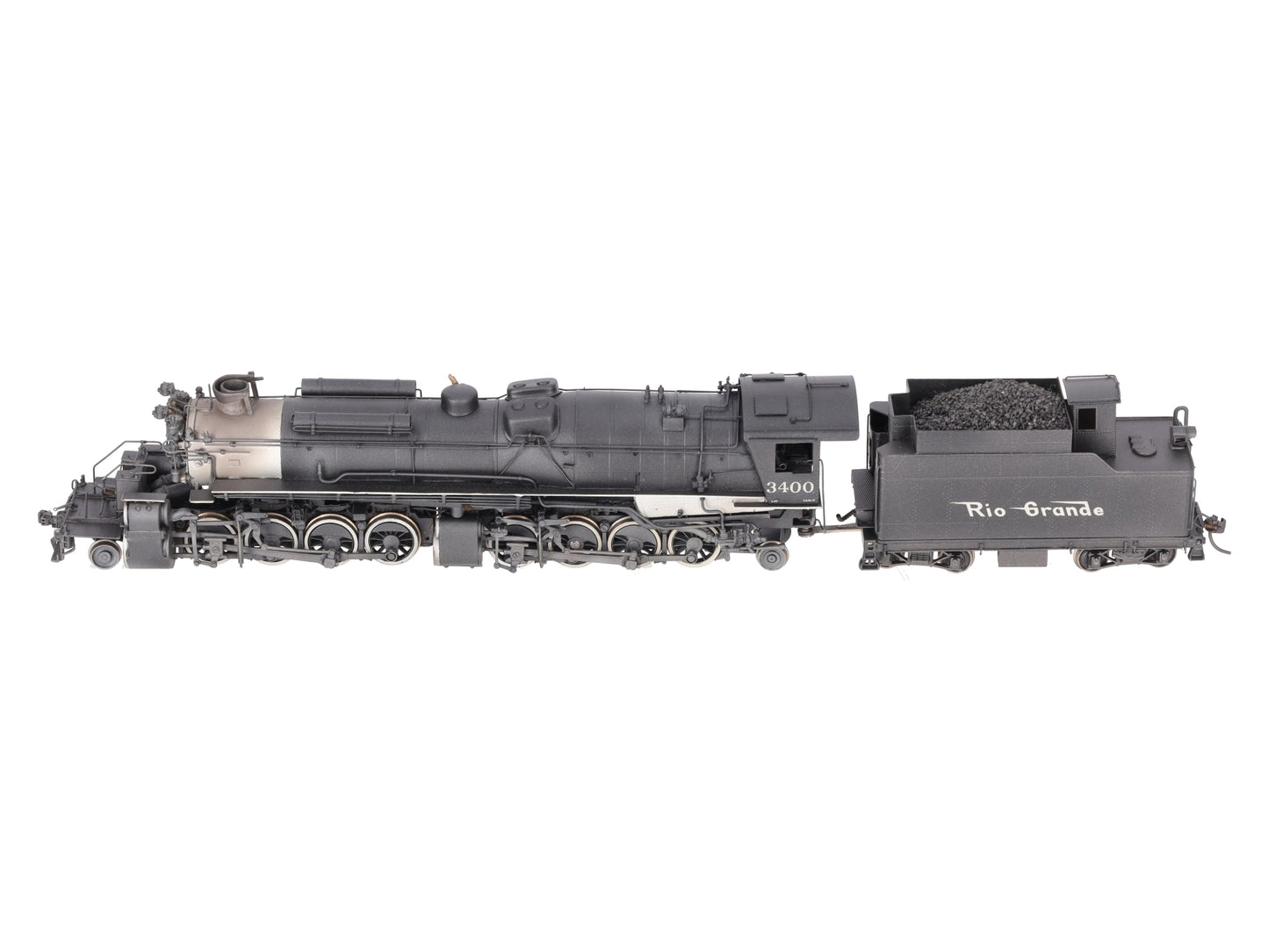 Key Imports HO BRASS Rio Grande 2-8-8-2 L-96 Steam Locomotive & Tender - Painted EX/Box