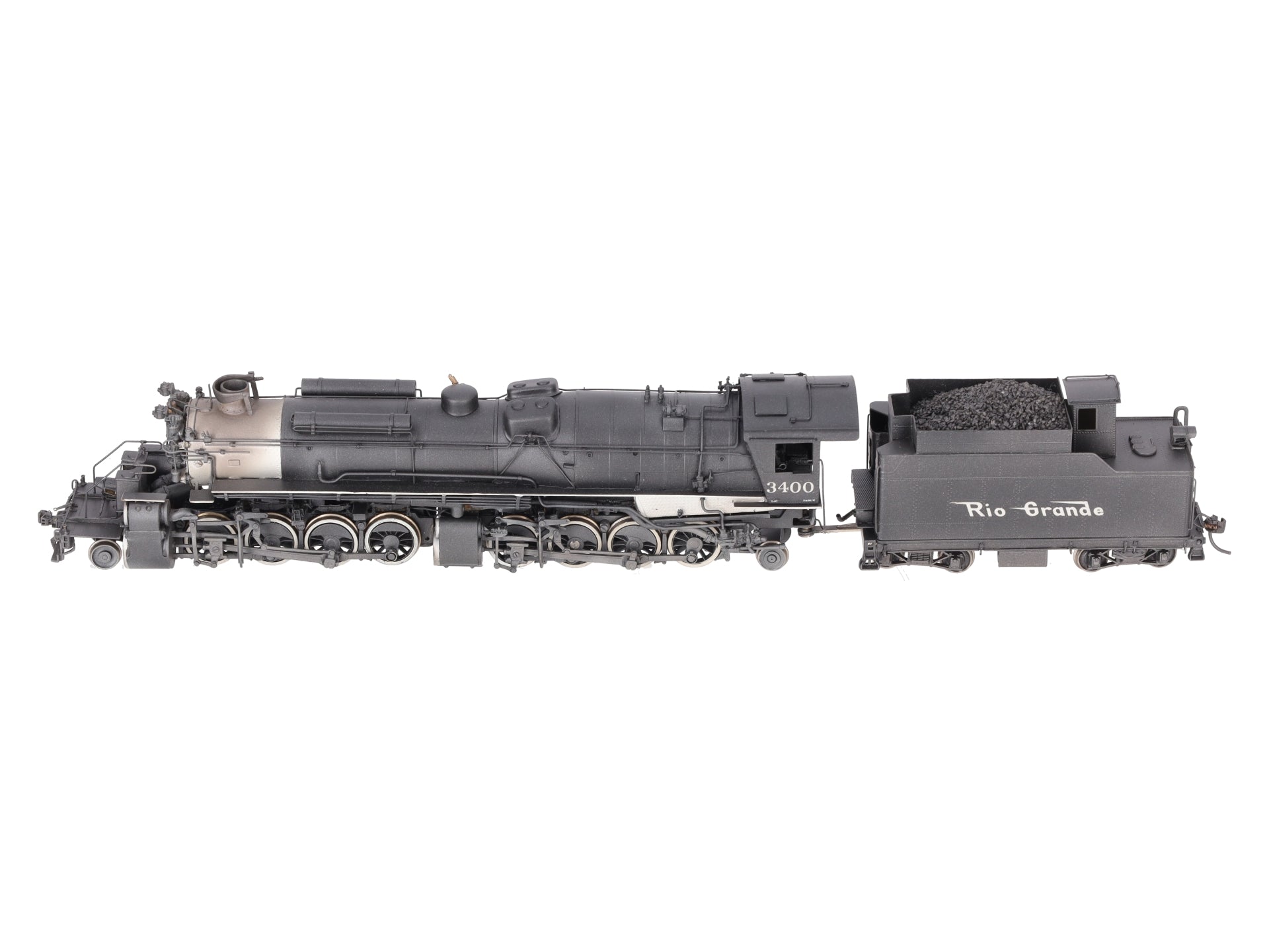 Key Imports HO BRASS Rio Grande 2-8-8-2 L-96 Steam Locomotive & Tender - Painted EX/Box