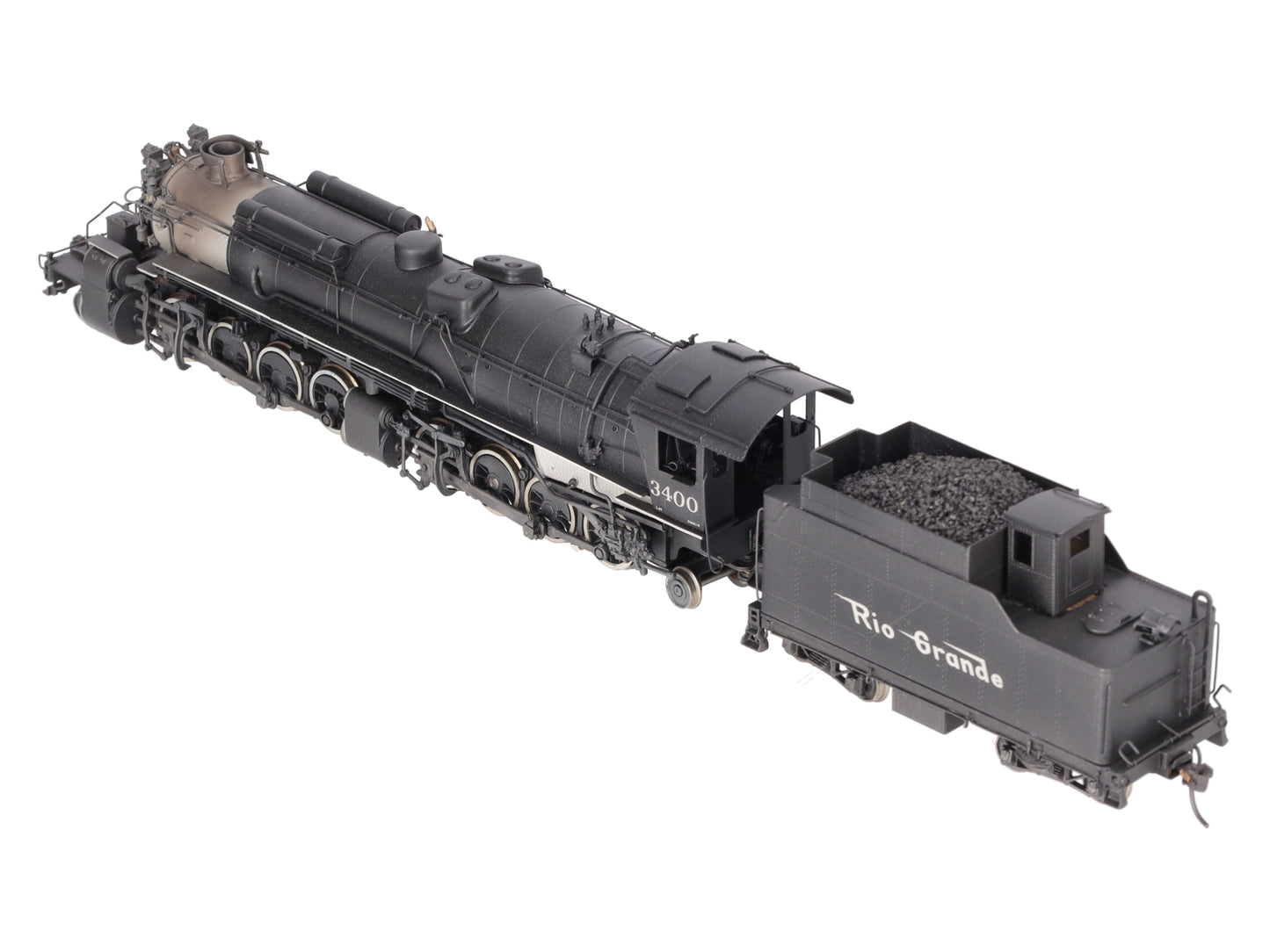 Key Imports HO BRASS Rio Grande 2-8-8-2 L-96 Steam Locomotive & Tender - Painted EX/Box