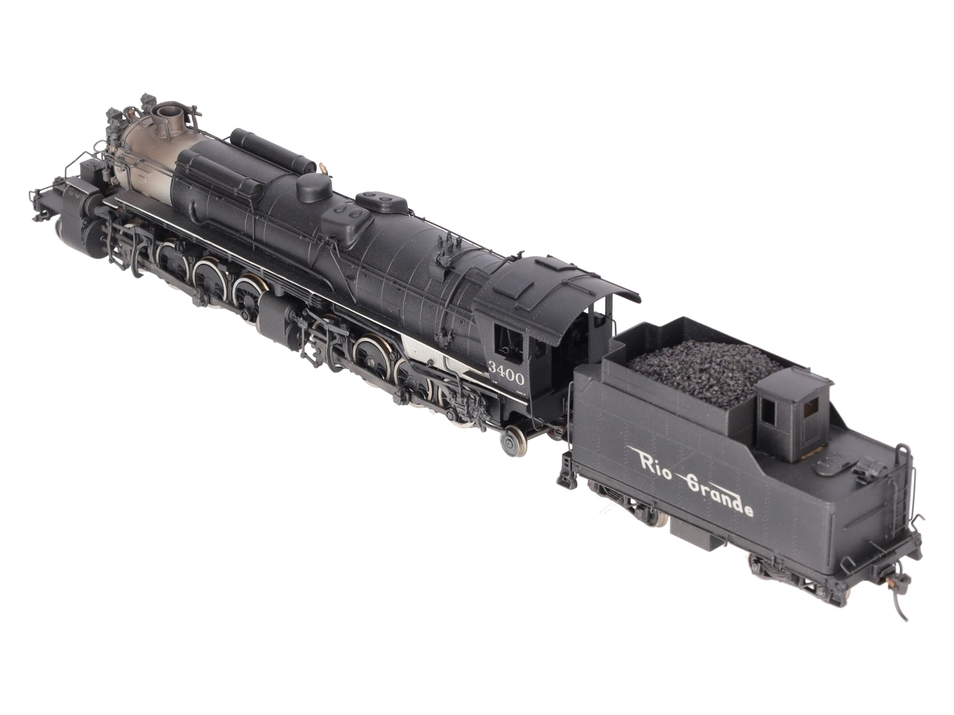 Key Imports HO BRASS Rio Grande 2-8-8-2 L-96 Steam Locomotive & Tender - Painted EX/Box