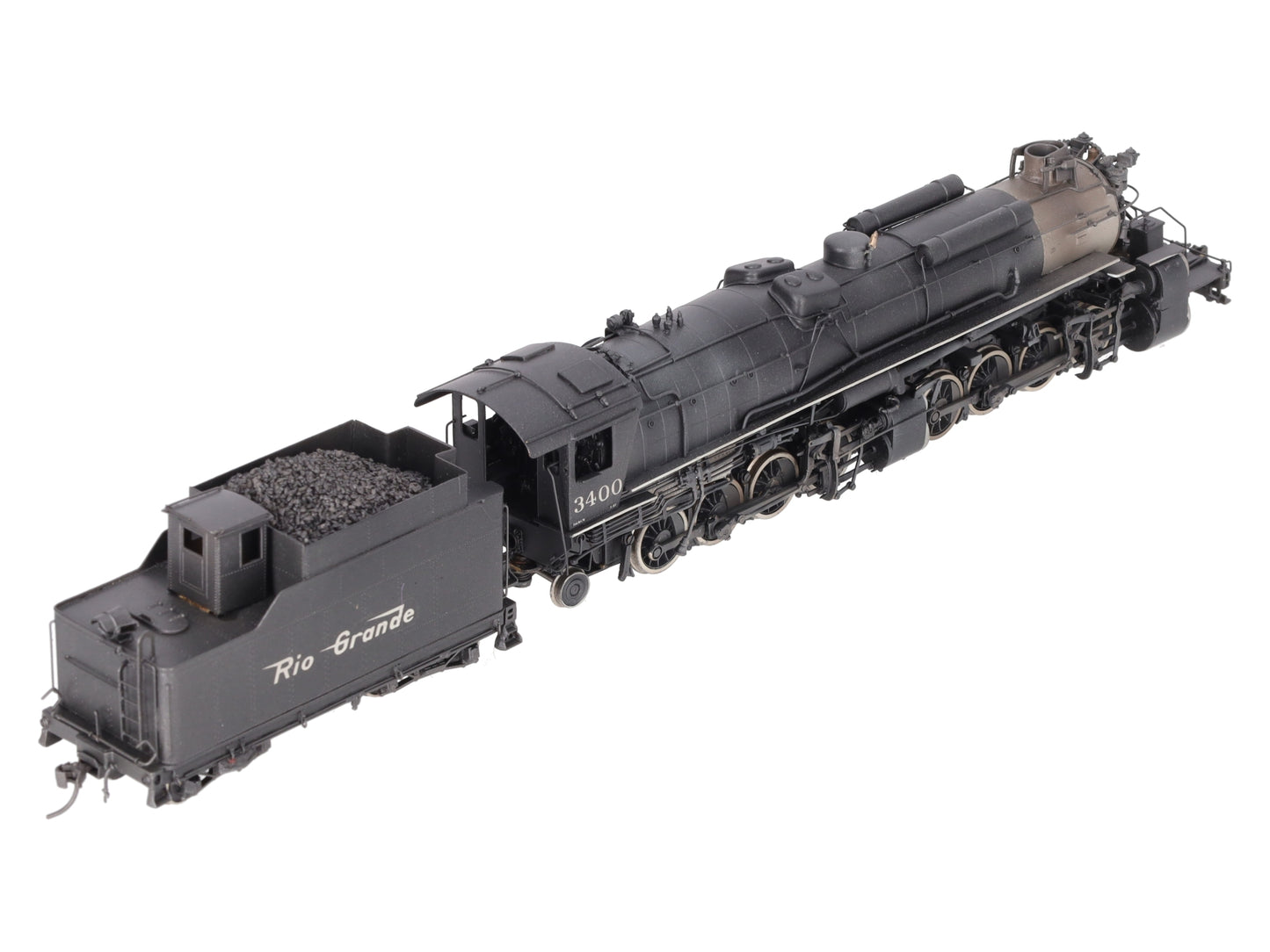 Key Imports HO BRASS Rio Grande 2-8-8-2 L-96 Steam Locomotive & Tender - Painted EX/Box