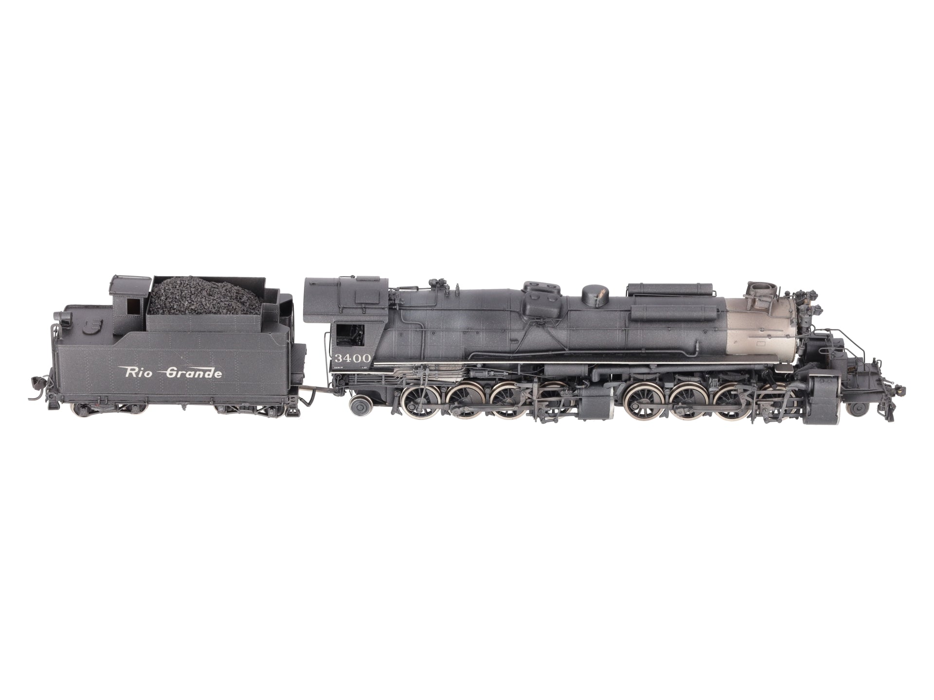 Key Imports HO BRASS Rio Grande 2-8-8-2 L-96 Steam Locomotive & Tender - Painted EX/Box