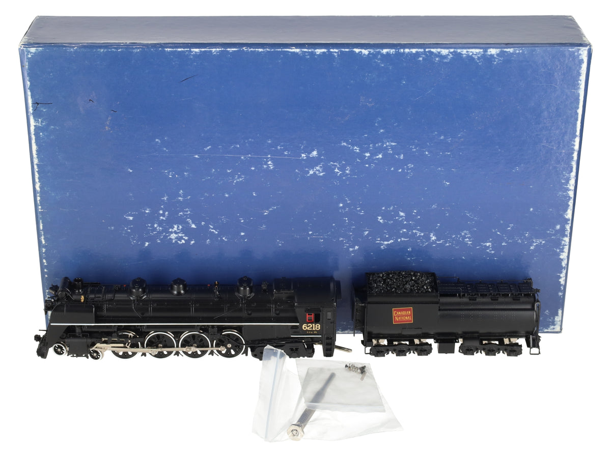 Van Hobbies HO BRASS CNR 4-8-4 U-2-G Steam Locomotive & Tender #6218 - Painted LN/Box
