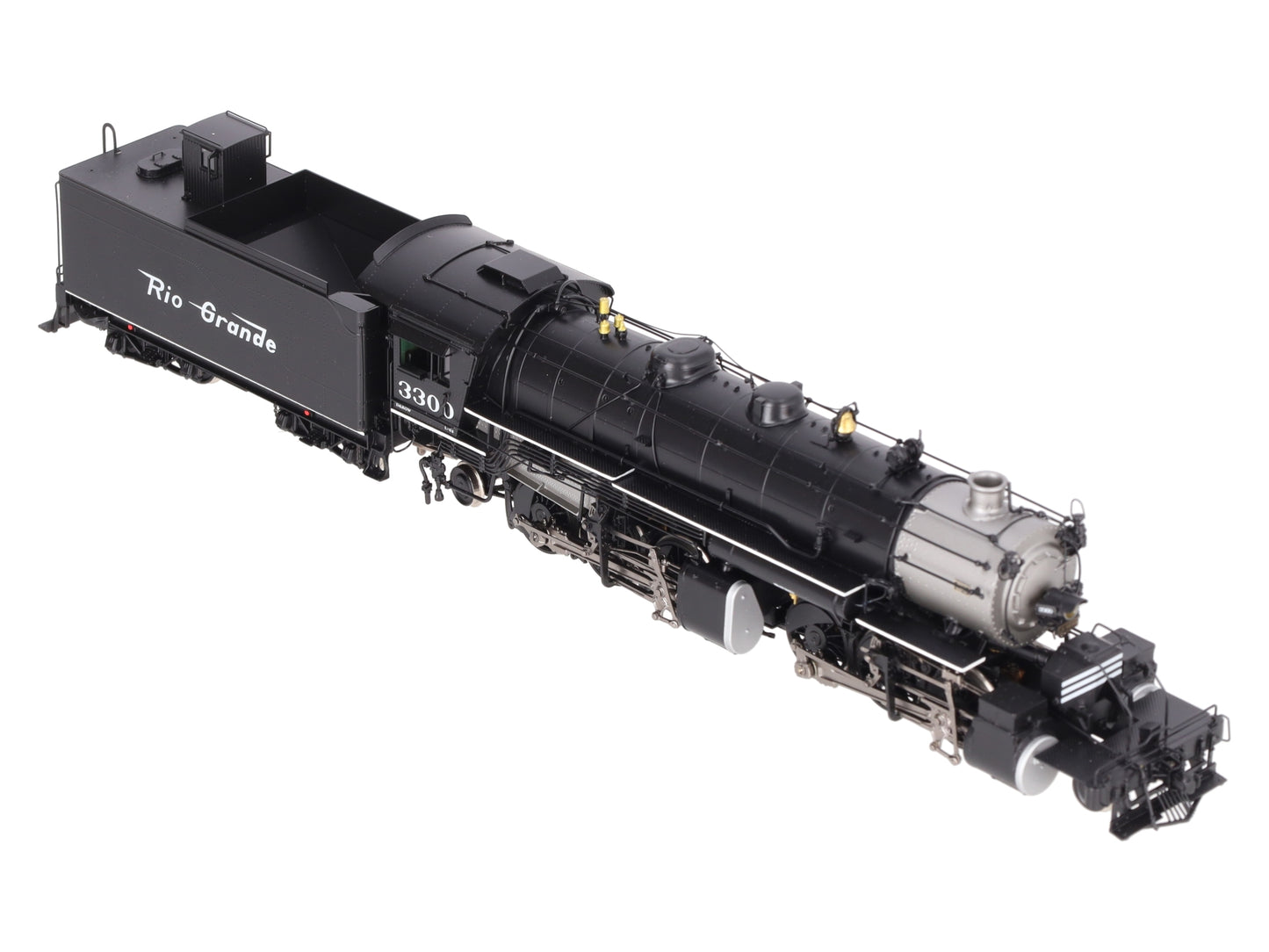 Division Point HO BRASS Rio Grande 2-6-6-2 L-62 Steam Loco & Tender #3300- F/P LN/Box