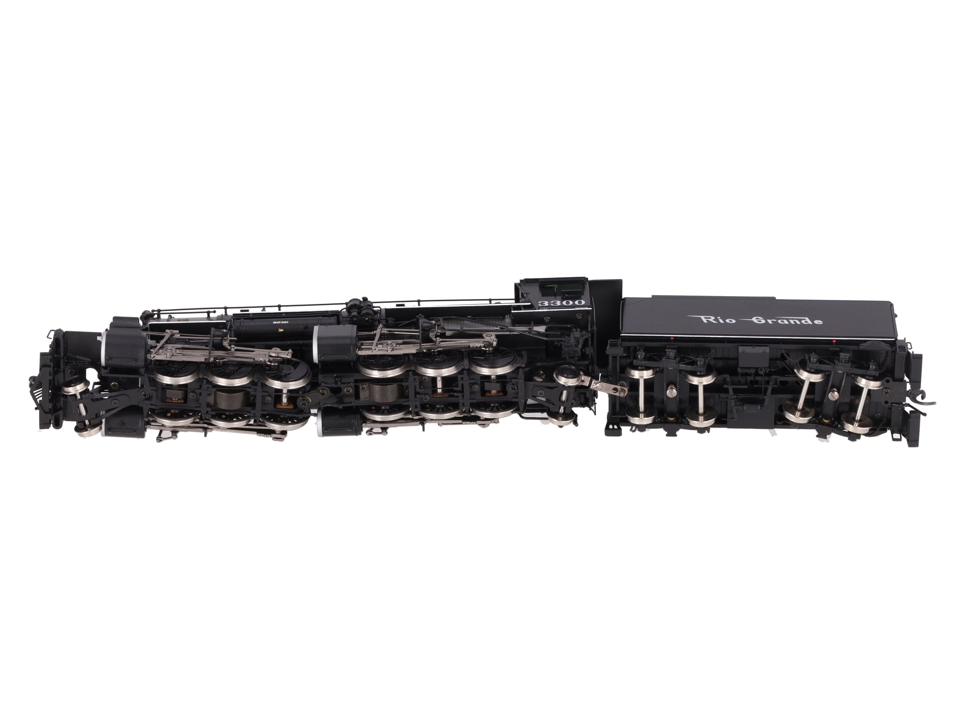 Division Point HO BRASS Rio Grande 2-6-6-2 L-62 Steam Loco & Tender #3300- F/P LN/Box
