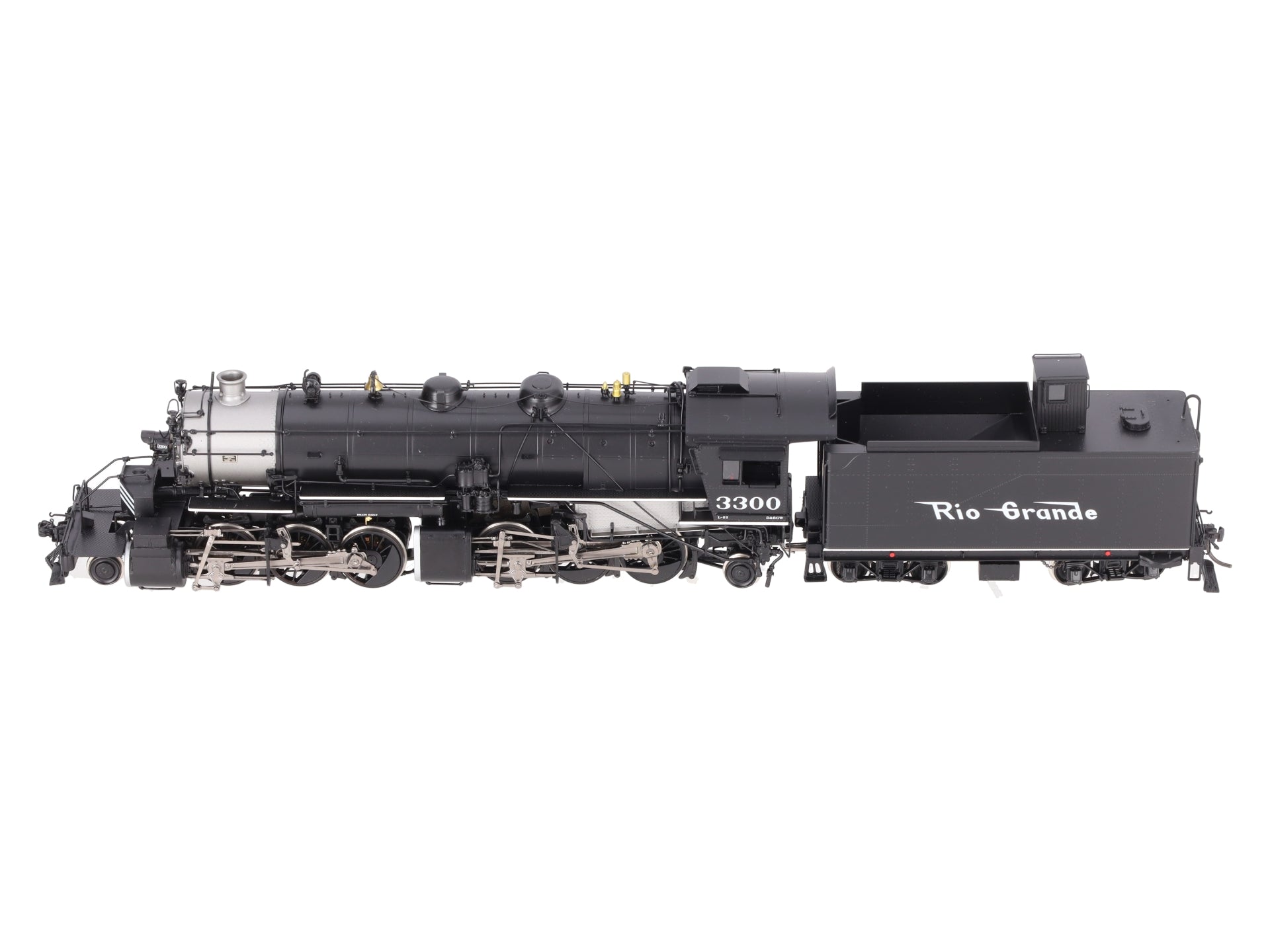 Division Point HO BRASS Rio Grande 2-6-6-2 L-62 Steam Loco & Tender #3300- F/P LN/Box