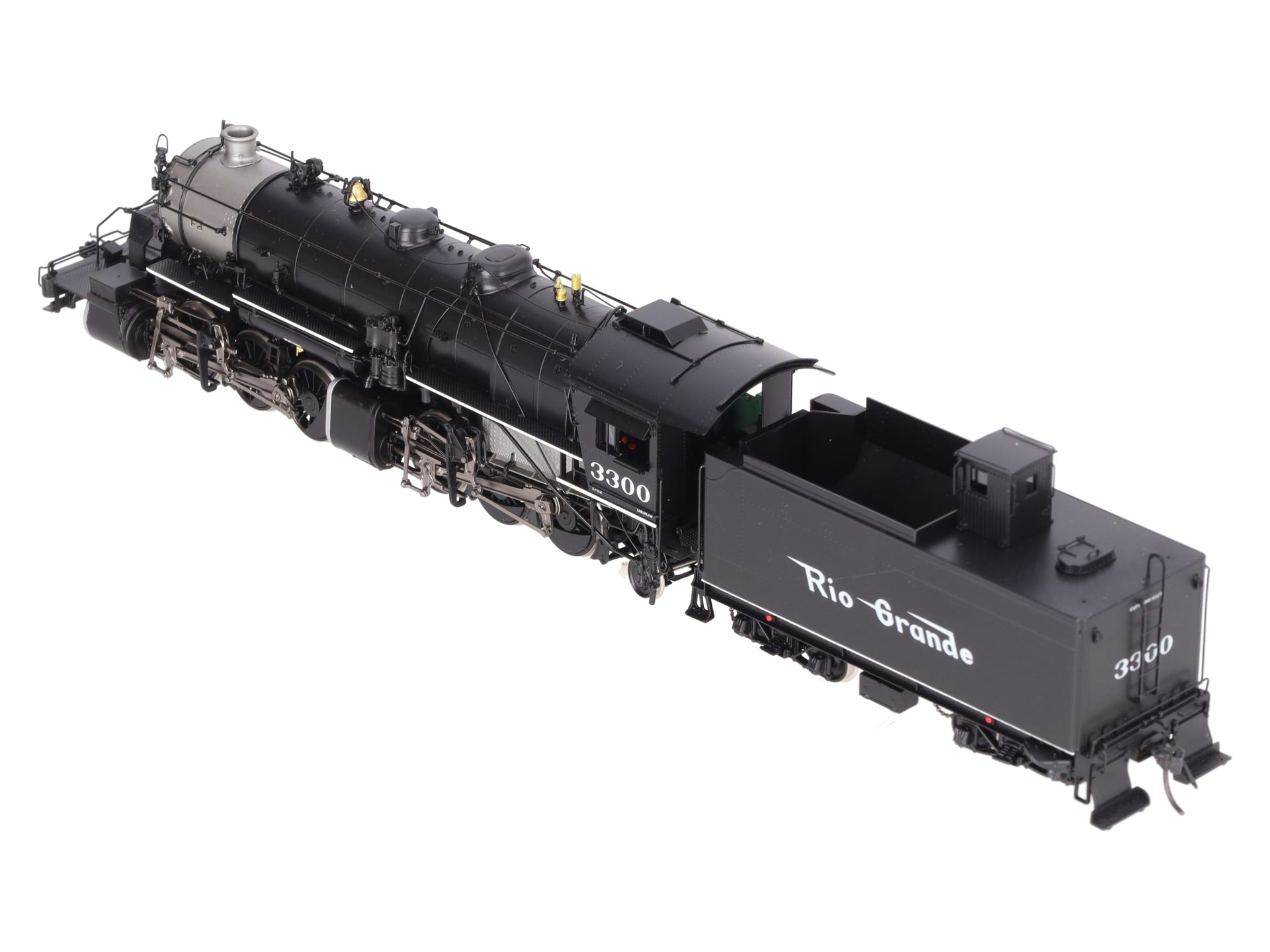 Division Point HO BRASS Rio Grande 2-6-6-2 L-62 Steam Loco & Tender #3300- F/P LN/Box