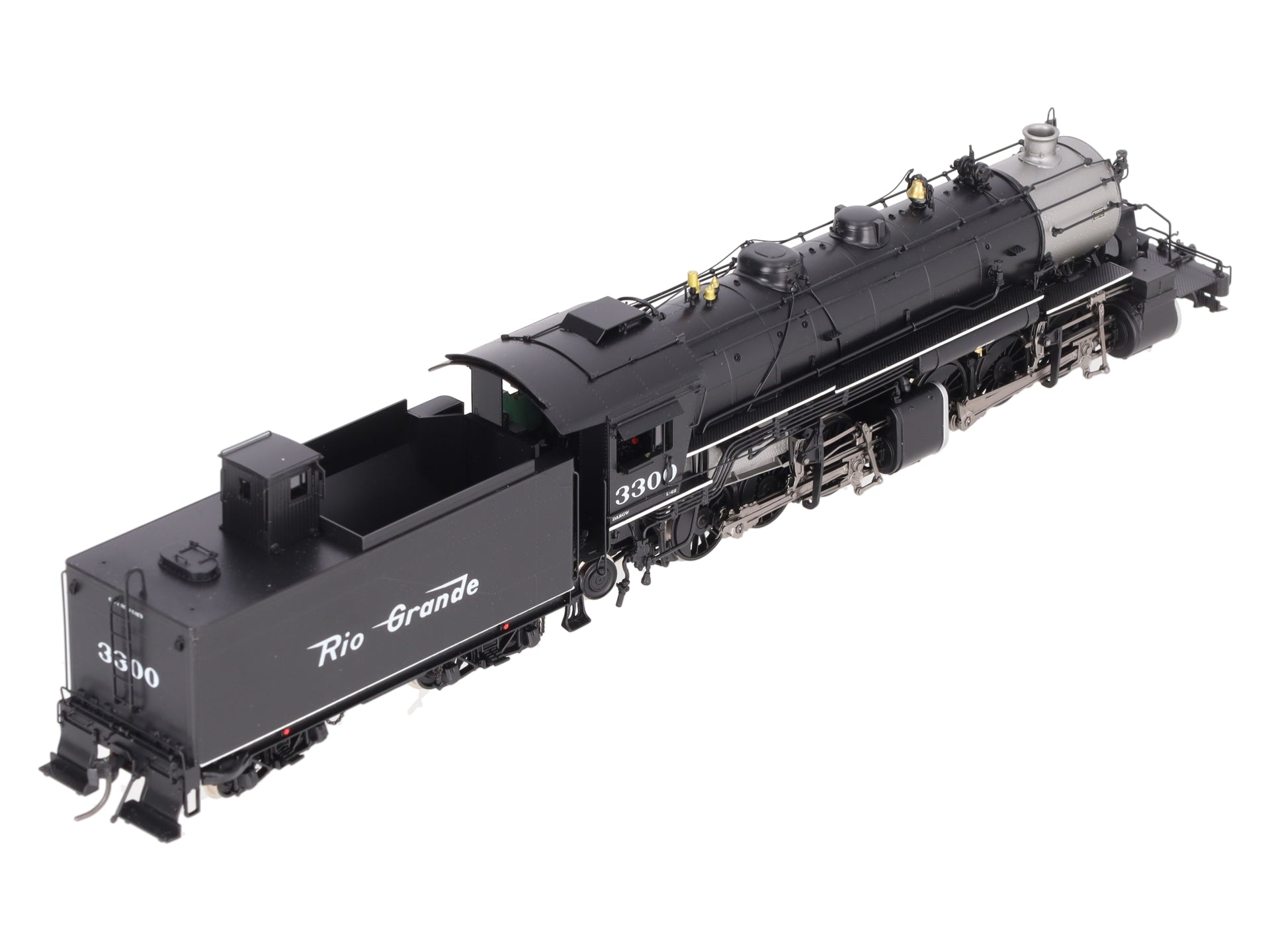 Division Point HO BRASS Rio Grande 2-6-6-2 L-62 Steam Loco & Tender #3300- F/P LN/Box