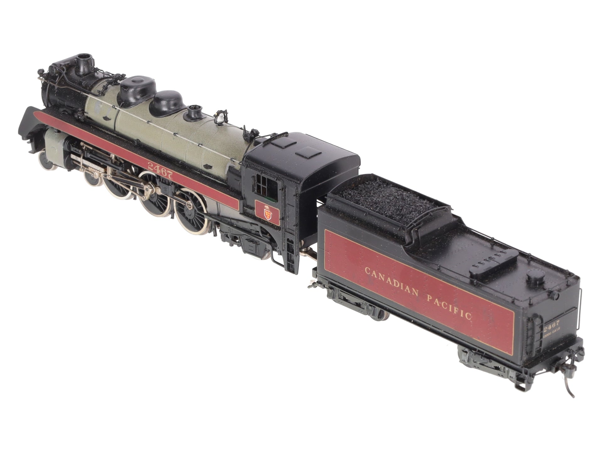 Van Hobbies HO BRASS CPR 4-6-2 G3-Pacific Steam Loco & Tender - painted EX/Box