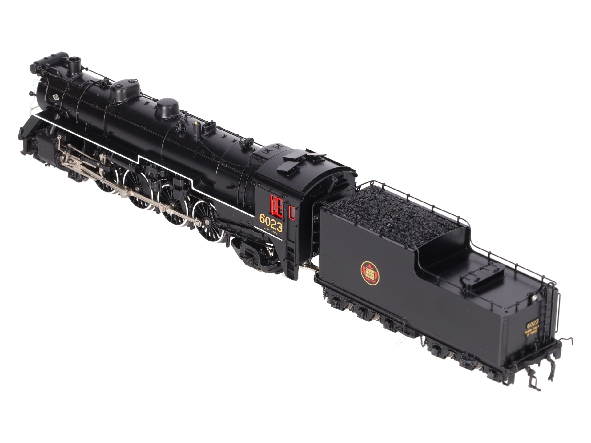 Van Hobbies 203 HO BRASS CNR 4-8-2 U-1-b Steam Locomotive & Tender - Painted LN/Box