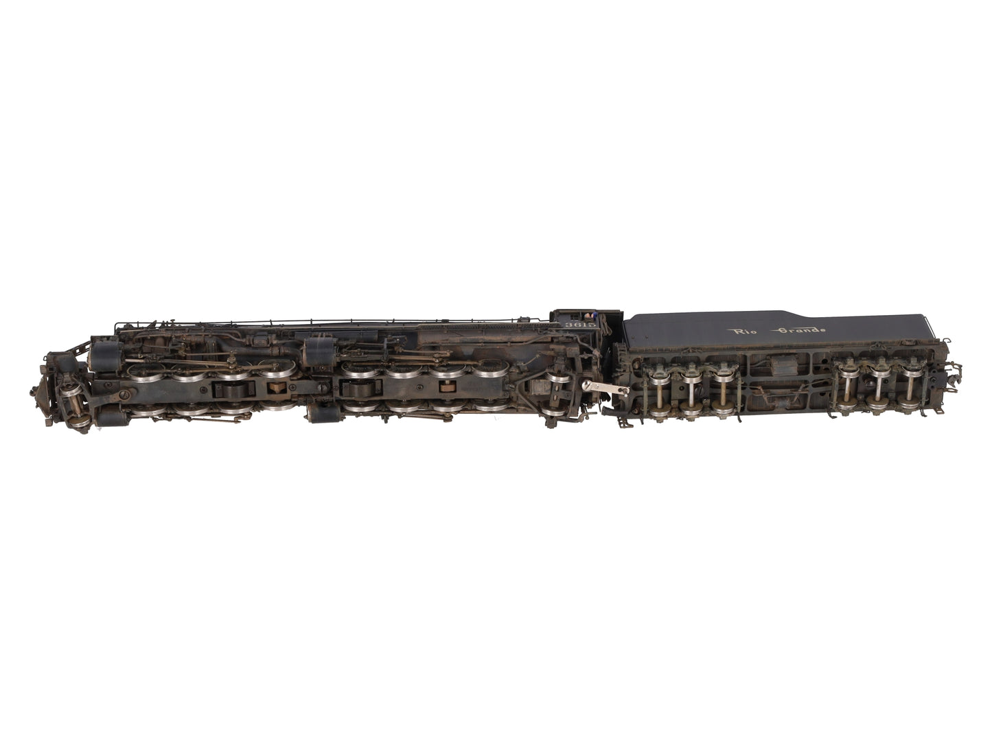 W&R Enterprises HO BRASS D&RGW l-131 2-8-8-2 Steam Locomotive - Weathered EX/Box