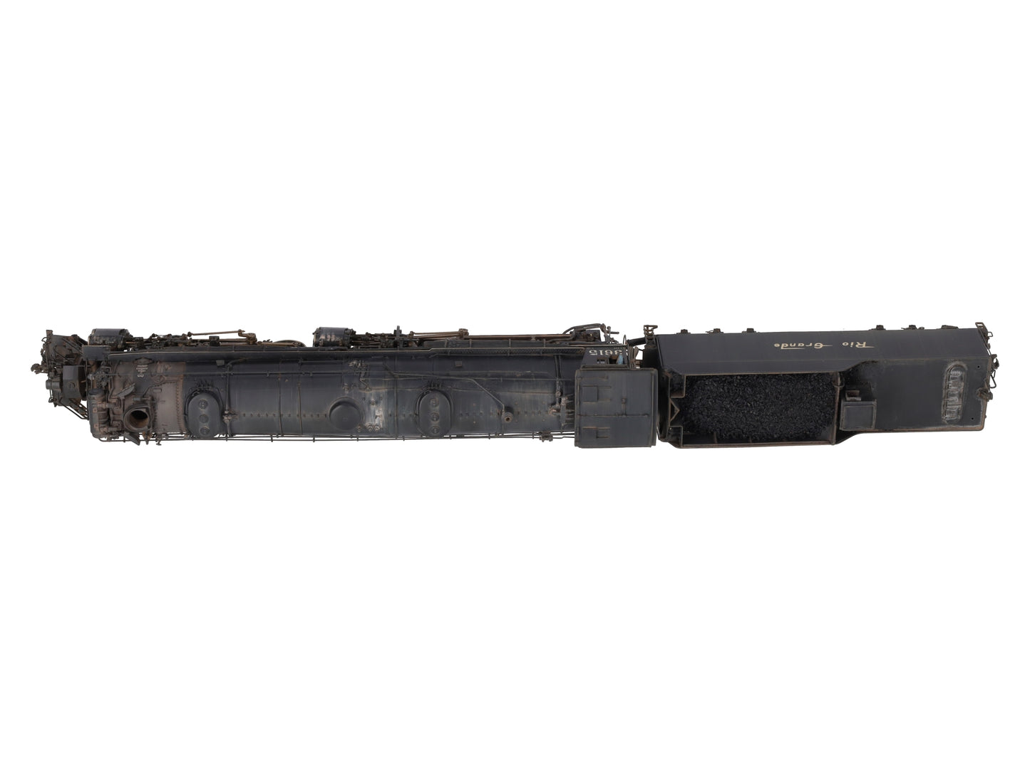 W&R Enterprises HO BRASS D&RGW l-131 2-8-8-2 Steam Locomotive - Weathered EX/Box