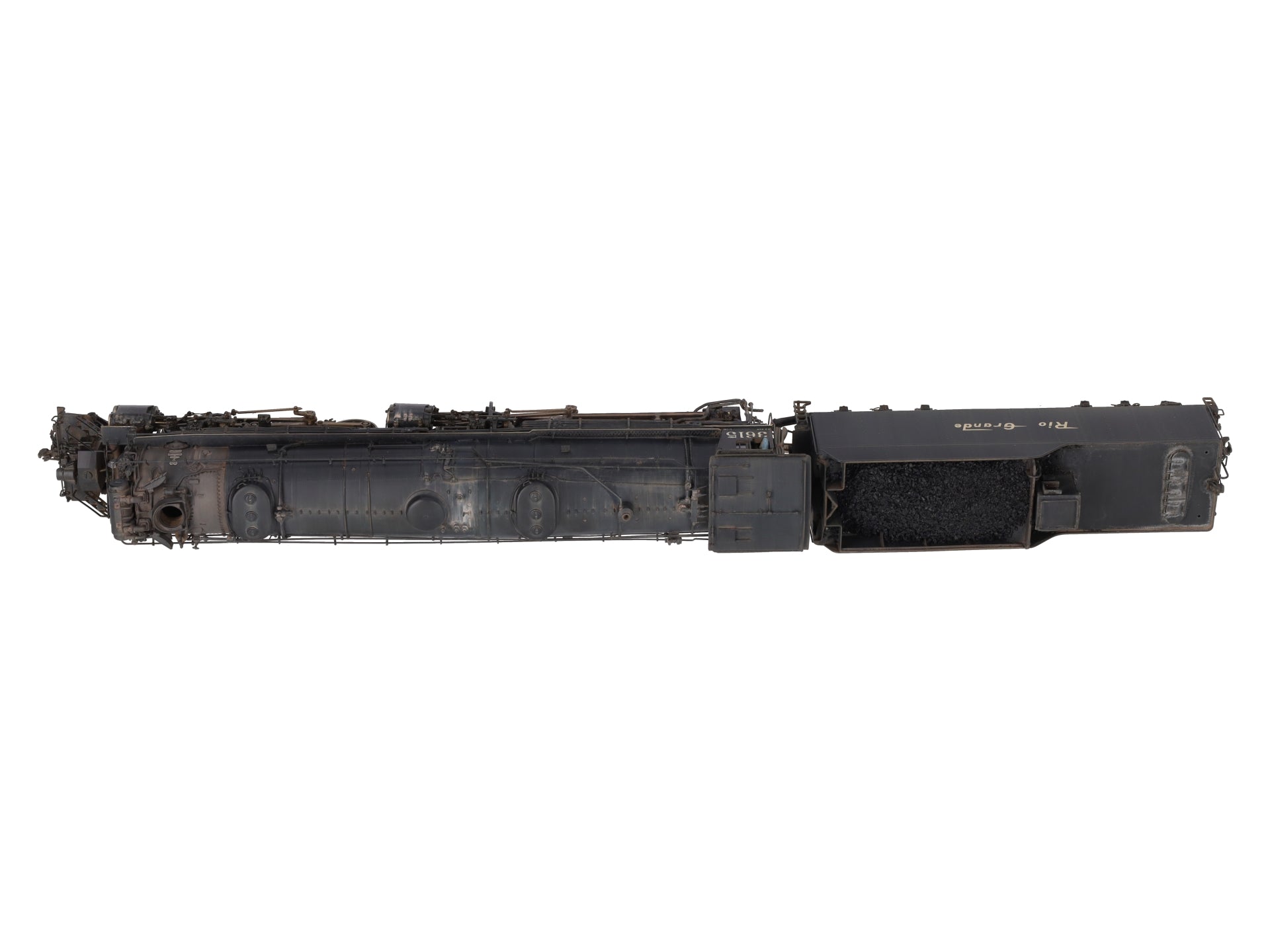 W&R Enterprises HO BRASS D&RGW l-131 2-8-8-2 Steam Locomotive - Weathered EX/Box