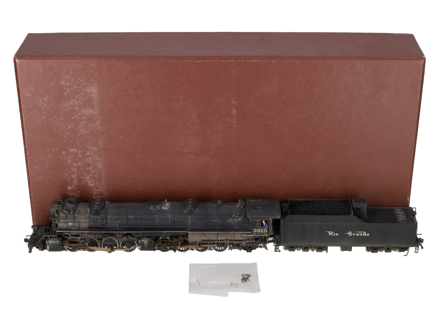 W&R Enterprises HO BRASS D&RGW l-131 2-8-8-2 Steam Locomotive - Weathered EX/Box