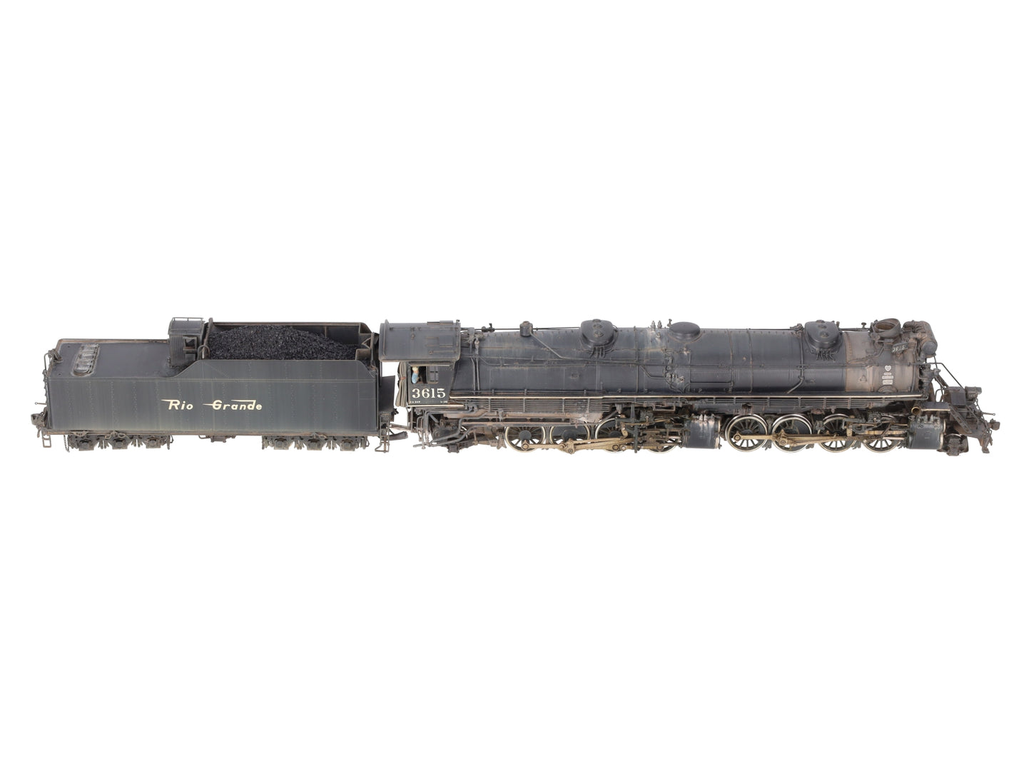 W&R Enterprises HO BRASS D&RGW l-131 2-8-8-2 Steam Locomotive - Weathered EX/Box