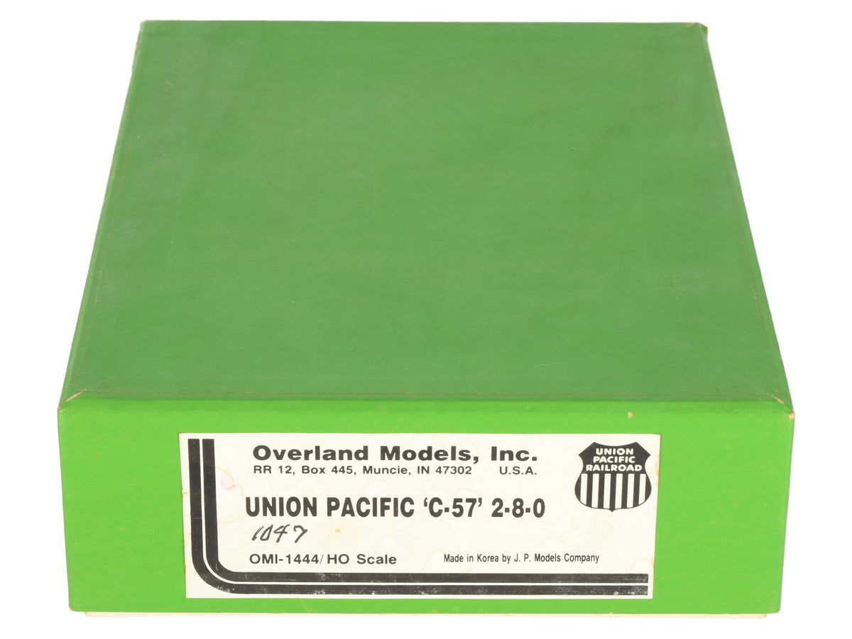 Overland 1444 HO BRASS Union Pacific C-57 2-8-0 Steam Loco w/Tender - Unpainted EX/Box