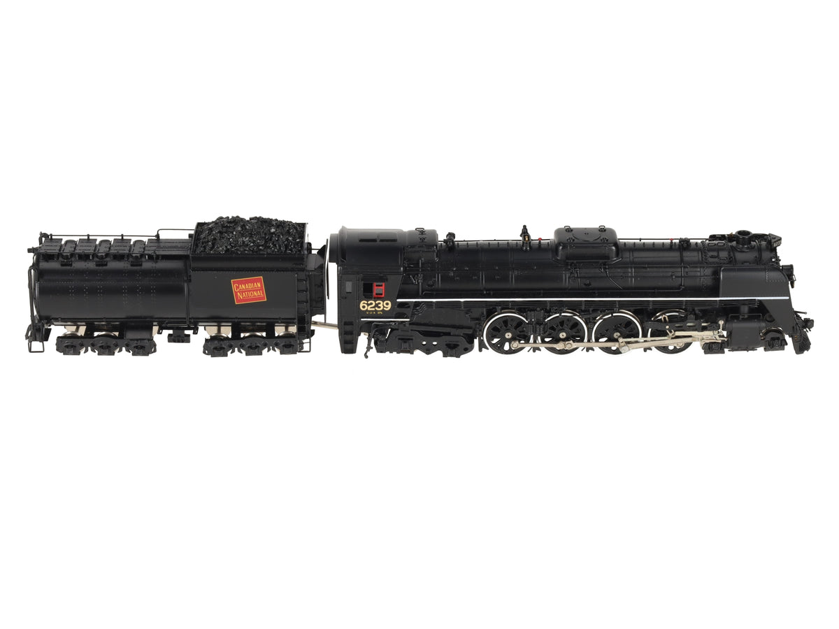 Van Hobbies HO BRASS CNR U-2-H 4-8-4 Steam Locomotive & Tender #6239 - Painted LN/Box