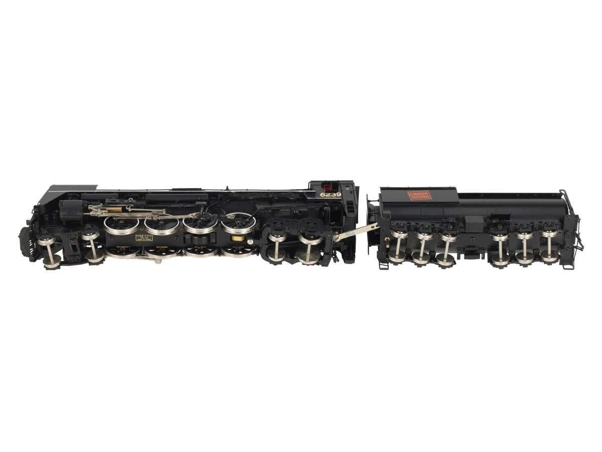Van Hobbies HO BRASS CNR U-2-H 4-8-4 Steam Locomotive & Tender #6239 - Painted LN/Box