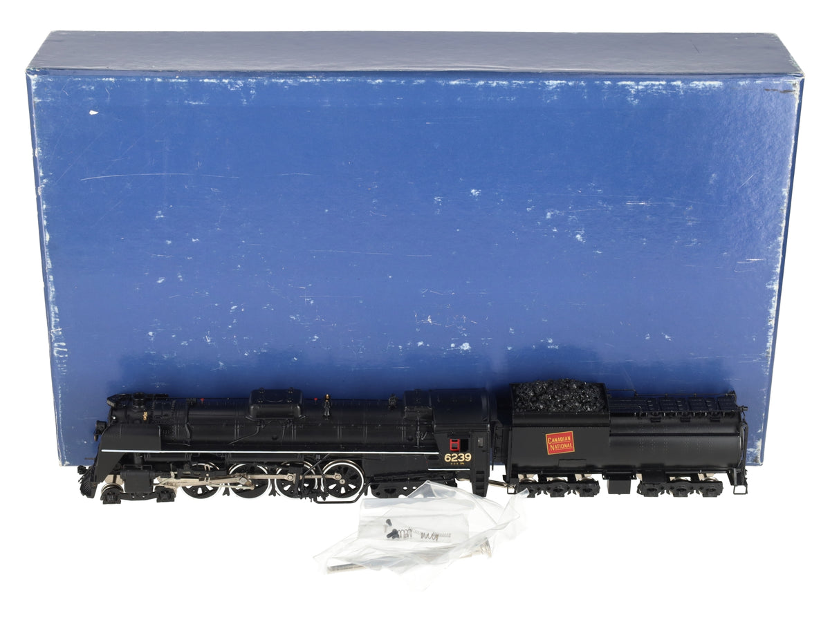 Van Hobbies HO BRASS CNR U-2-H 4-8-4 Steam Locomotive & Tender #6239 - Painted LN/Box