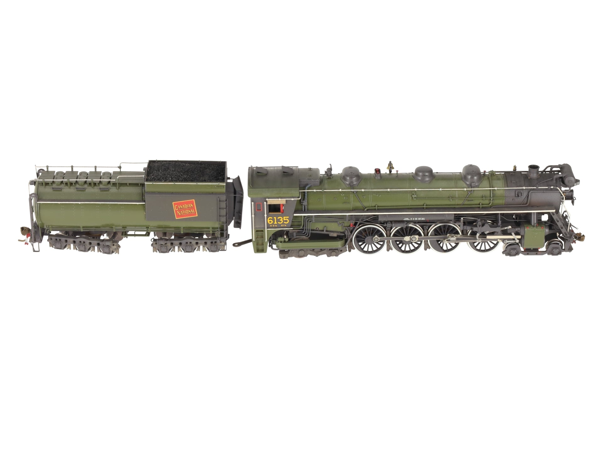Van Hobbies HO BRASS CNR 4-8-4 U-2b,c w/o Deflector #6135 - Custom Painted/Box