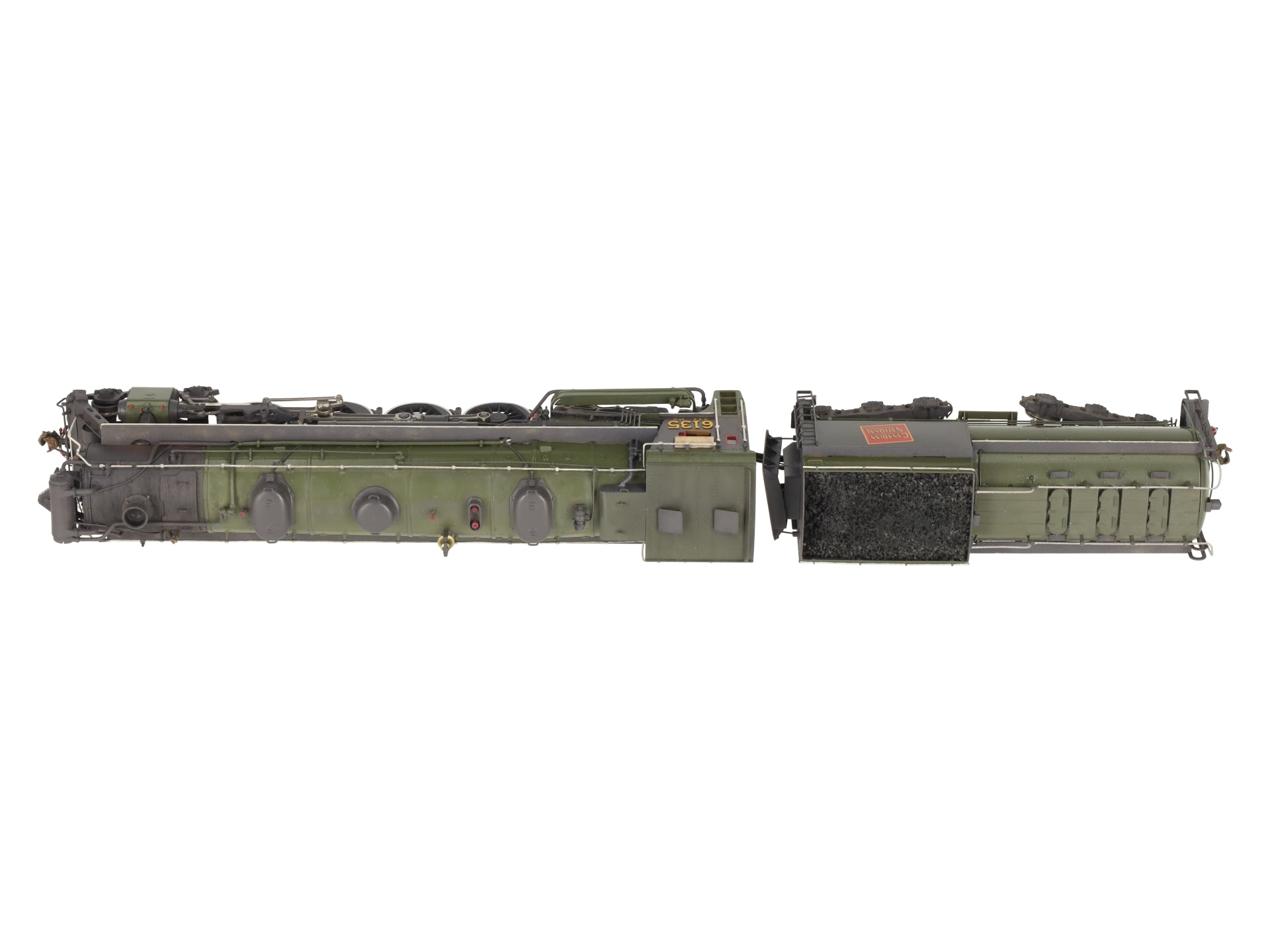 Van Hobbies HO BRASS CNR 4-8-4 U-2b,c w/o Deflector #6135 - Custom Painted/Box