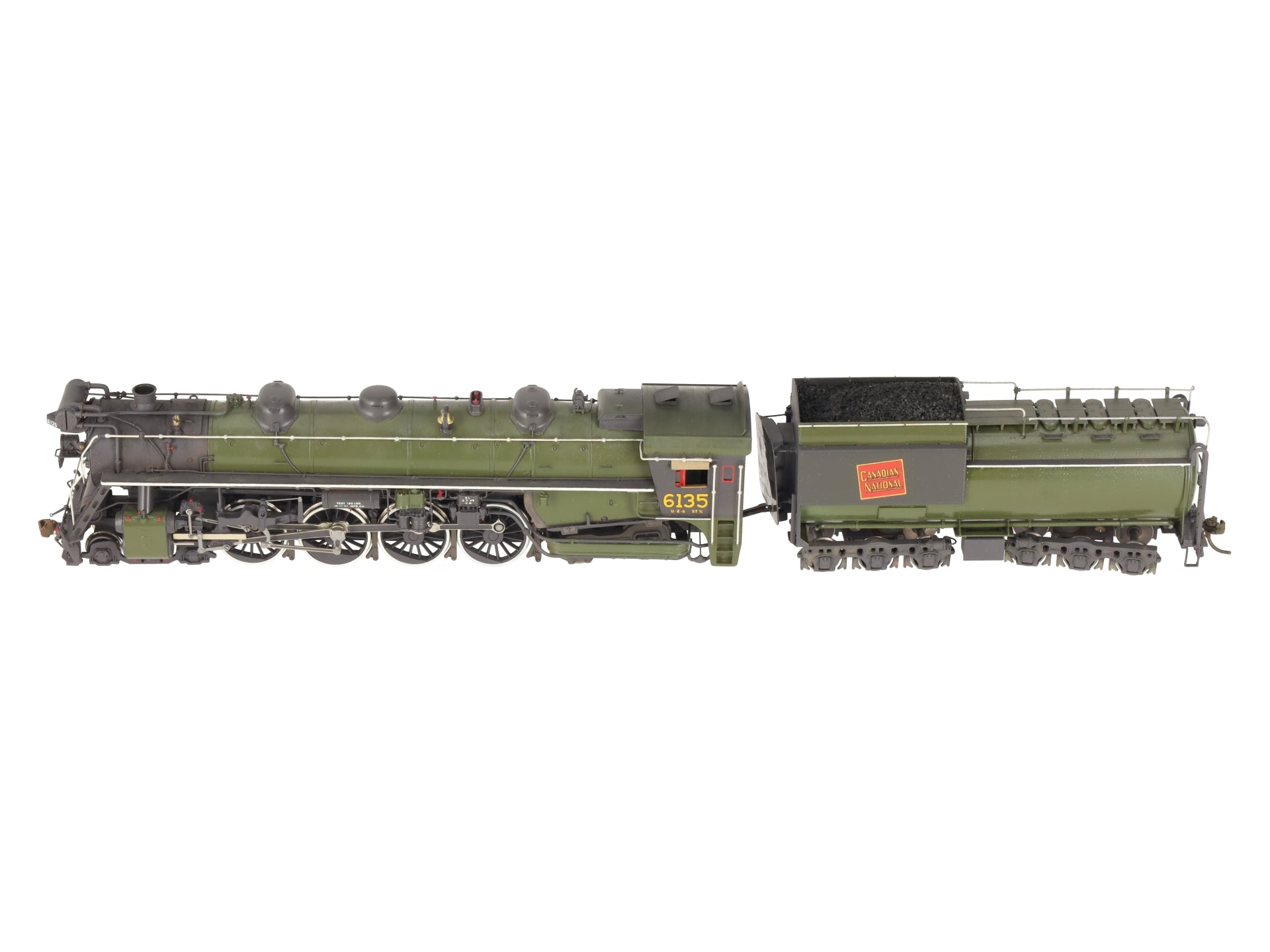 Van Hobbies HO BRASS CNR 4-8-4 U-2b,c w/o Deflector #6135 - Custom Painted/Box